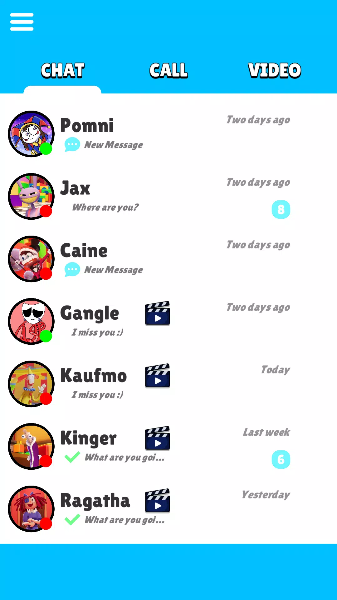 虚拟马戏团假电话