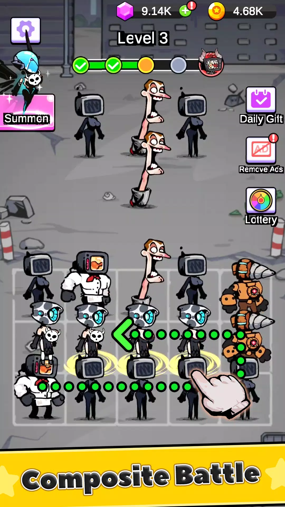 怪物勇士之战:厕所英雄生存战斗进化策略游戏 怪物勇士之战:厕所英雄生存战斗进化策略游戏