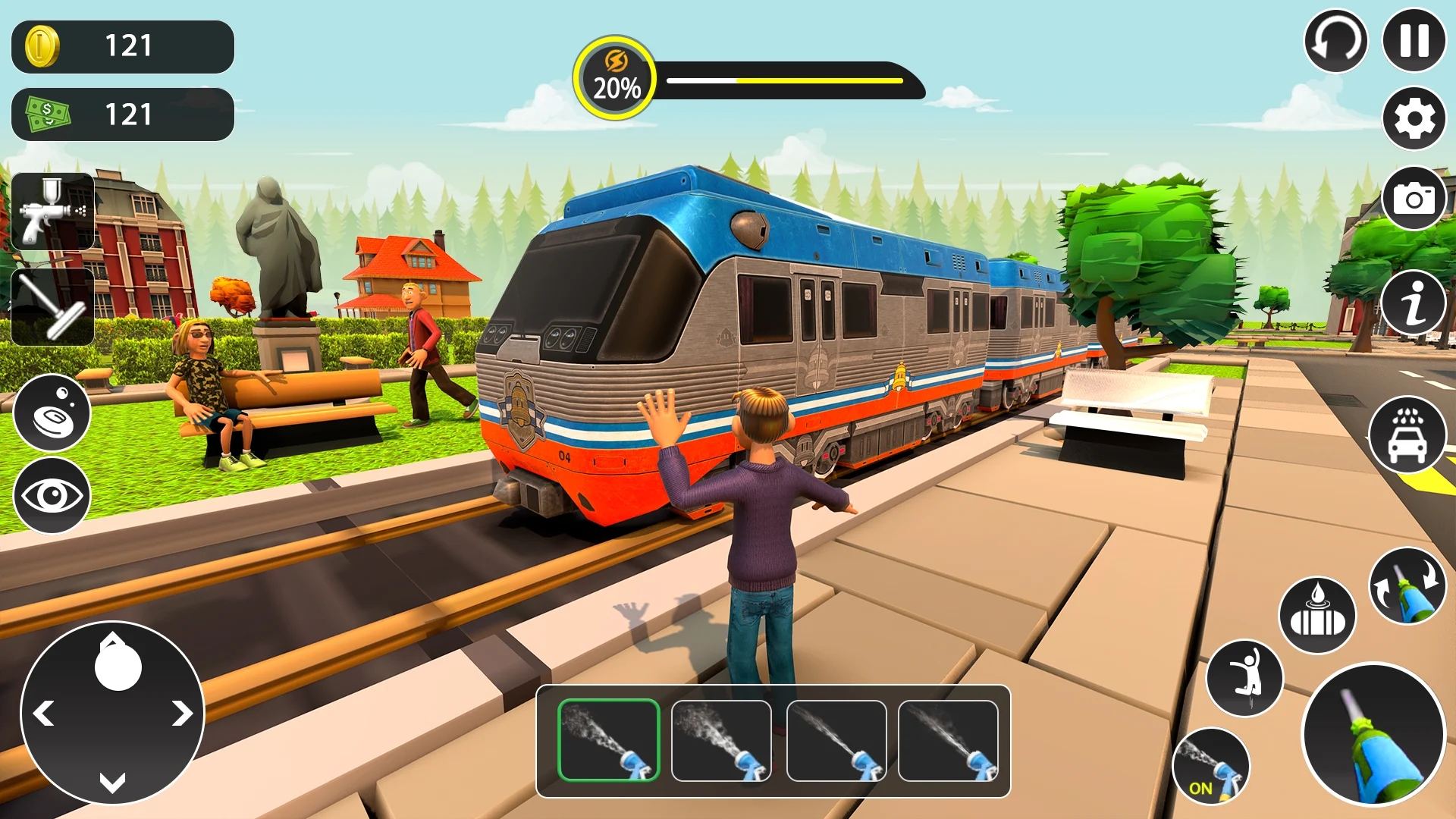 电力清洗模拟器(大量货币)