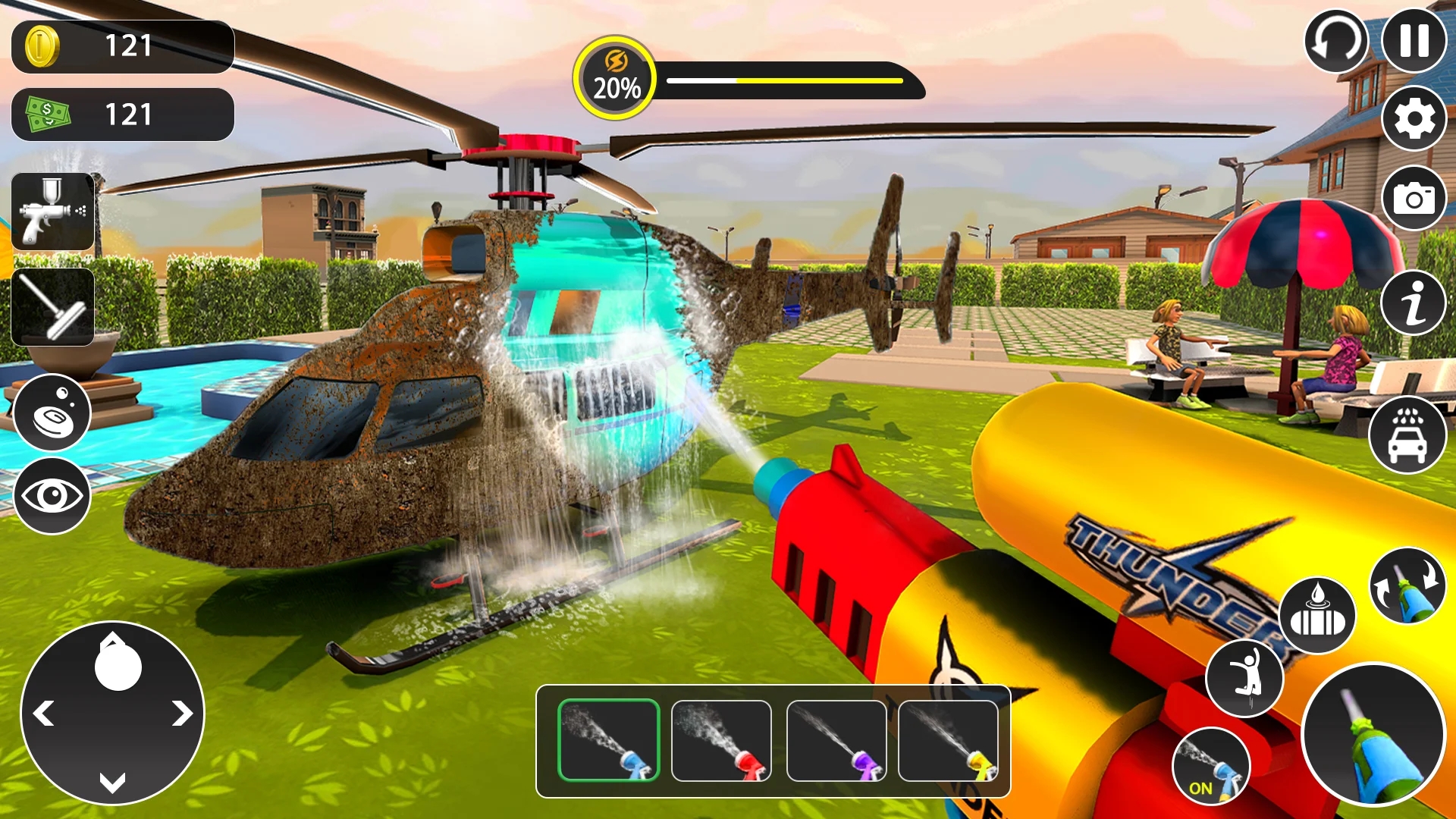 电力清洗模拟器(大量货币)