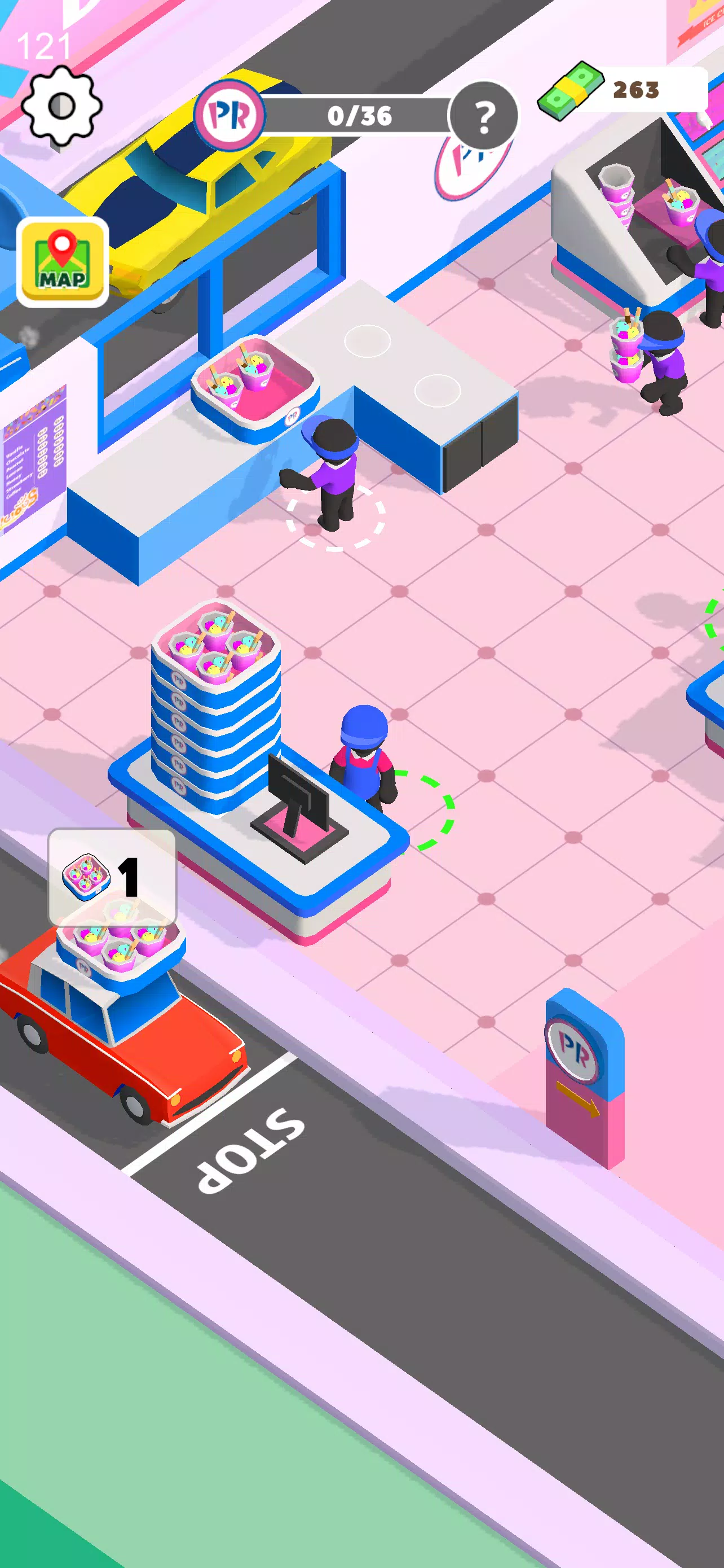 冰淇淋准备好了！