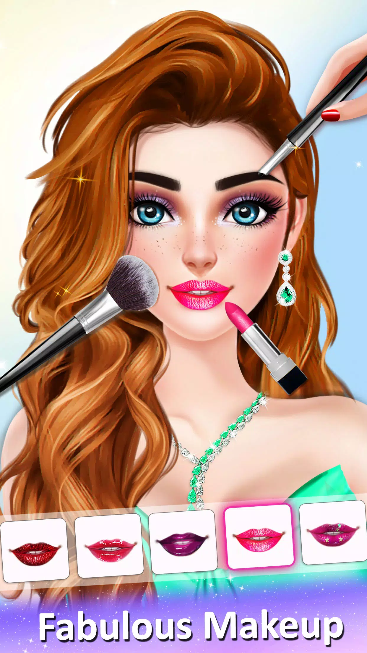 模特造型师化妆打扮