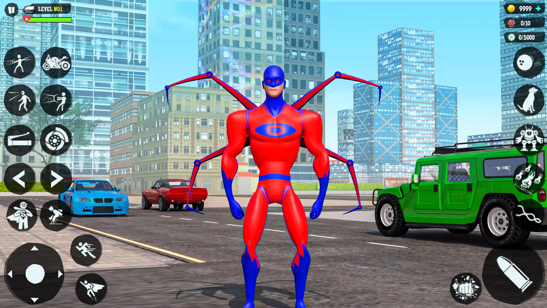 英雄大战蜘蛛战斗游戏