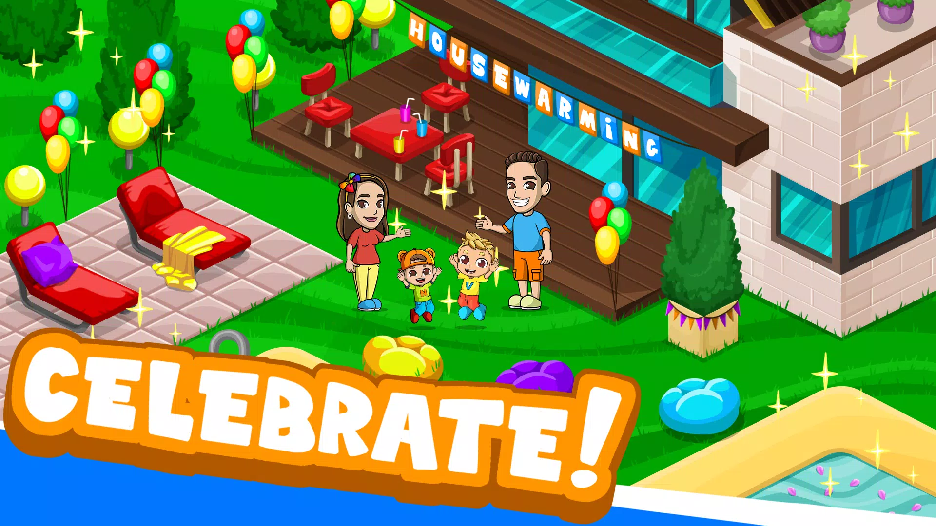 弗拉德和尼基镇。这是我的世界 弗拉德和尼基镇。这是我的世界