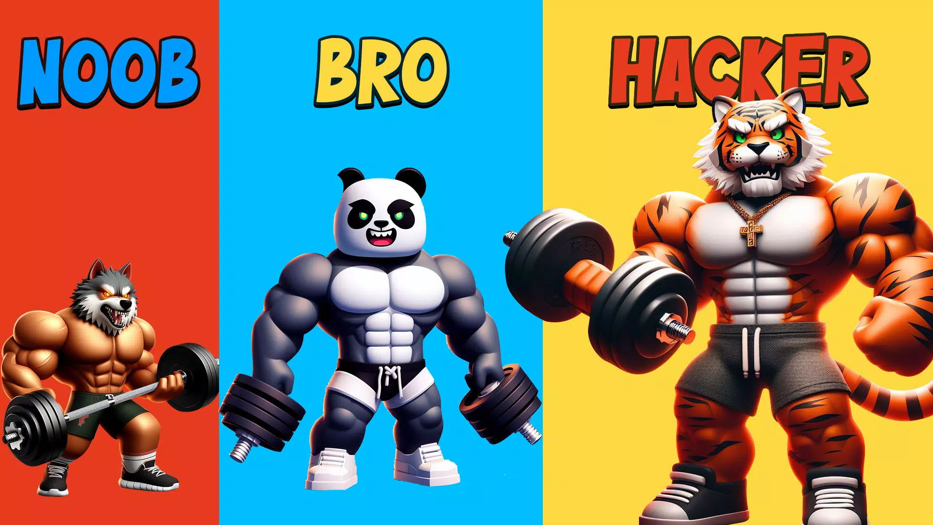 空闲肌肉:举重英雄3D 空闲肌肉:举重英雄3D