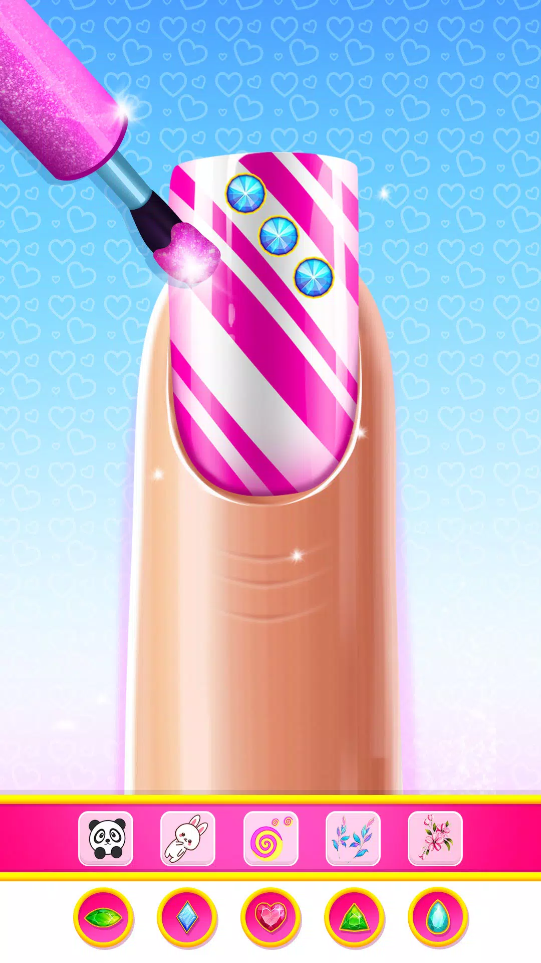 指甲油游戏美甲