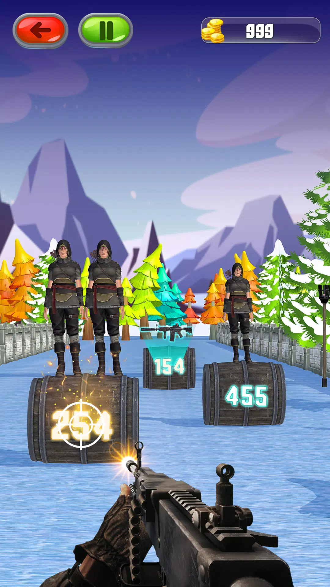 FPS炮手枪管射击