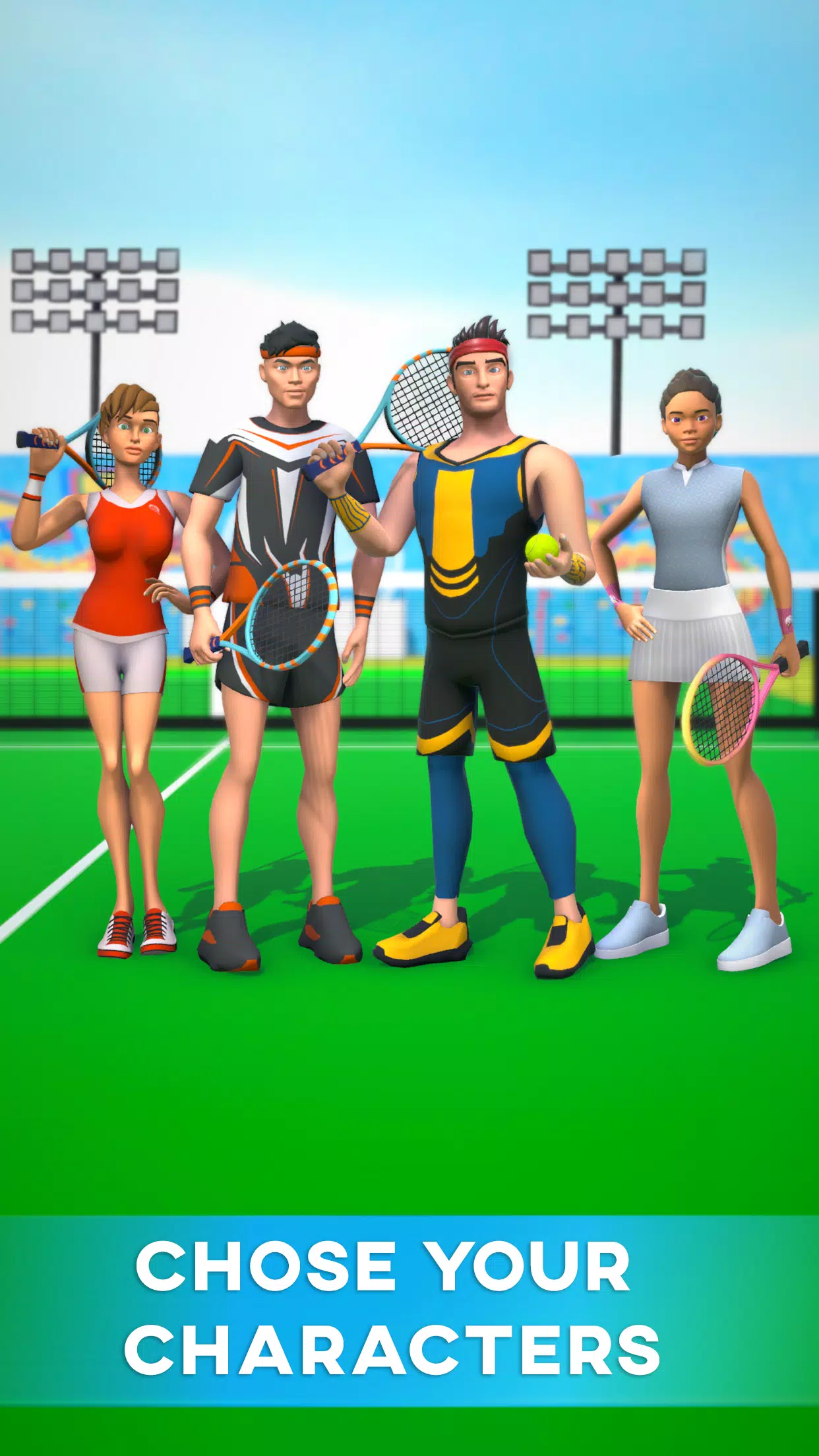 真实世界网球3D游戏 真实世界网球3D游戏