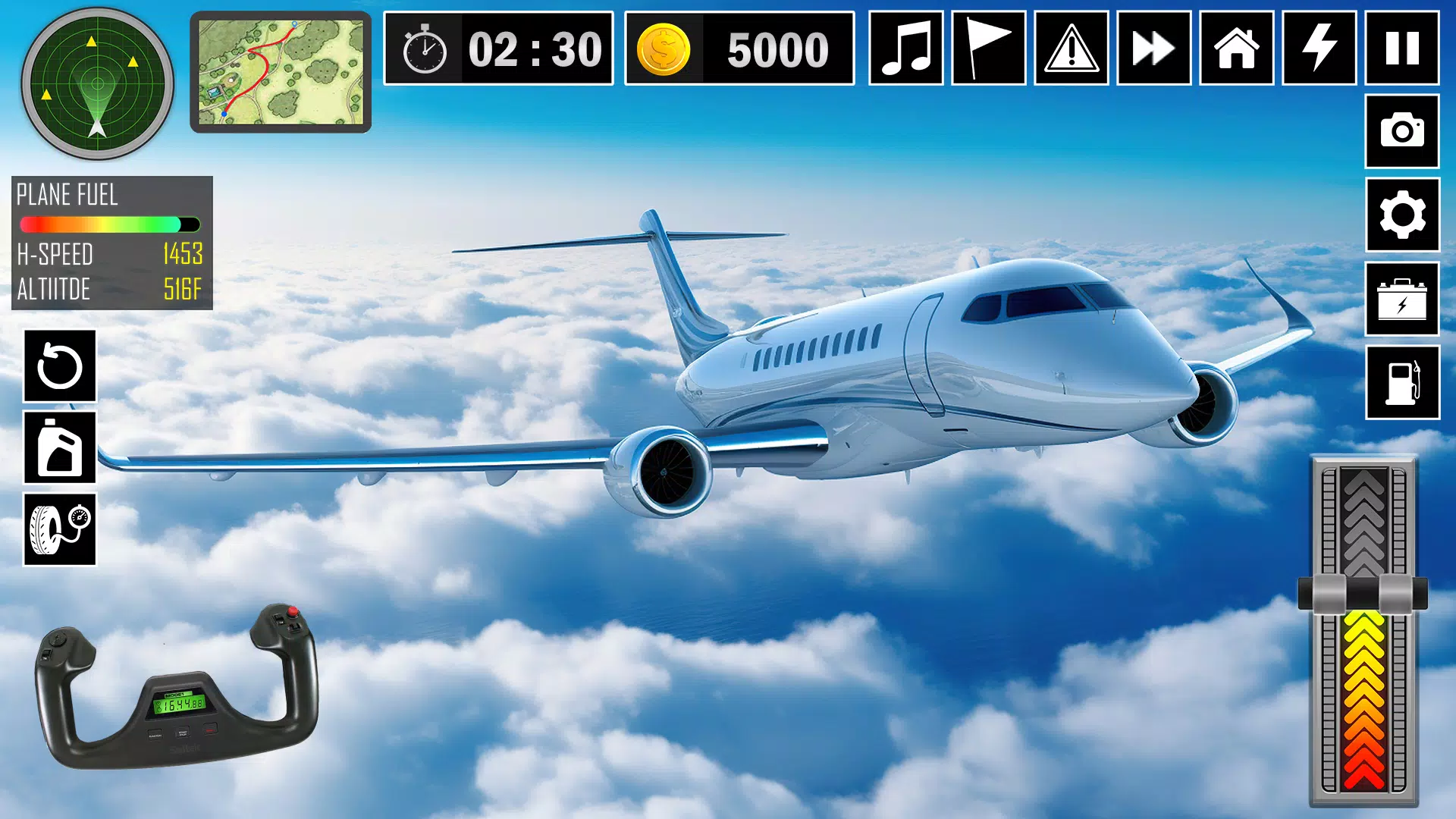 飞行模拟器平面游戏3D 飞行模拟器平面游戏3D