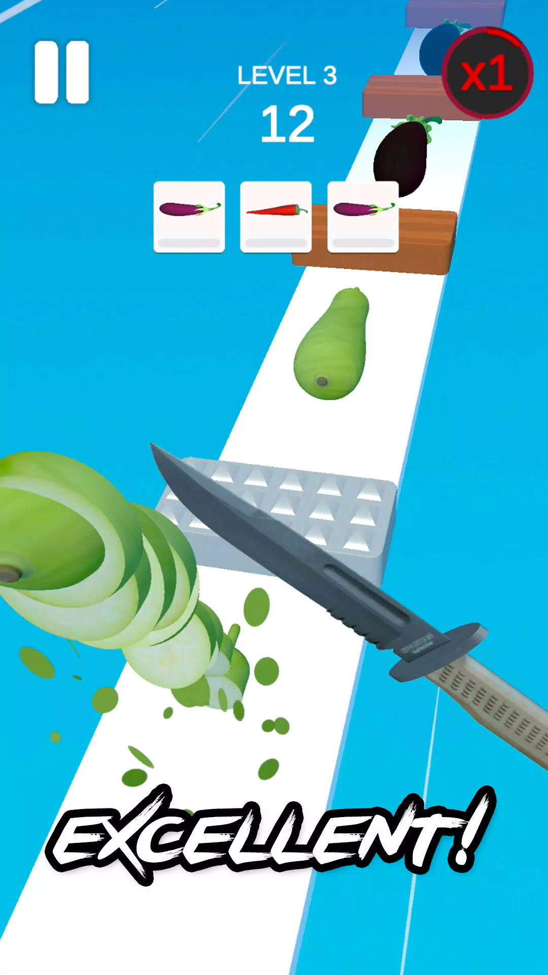 切片异国情调的亚洲蔬菜