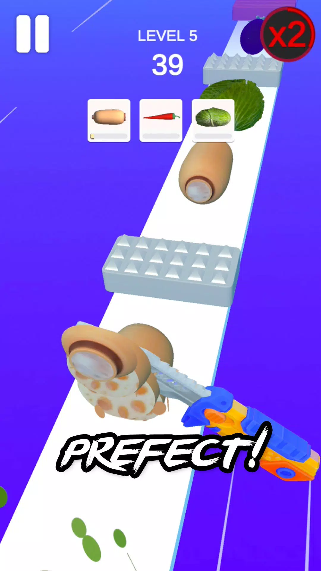 切片异国情调的亚洲蔬菜