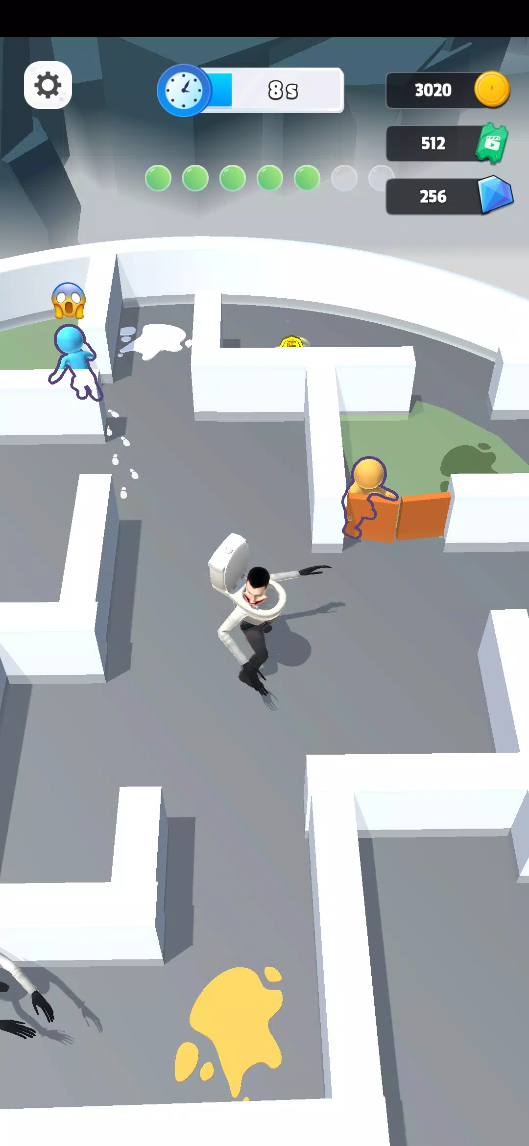 隐藏和合并怪物