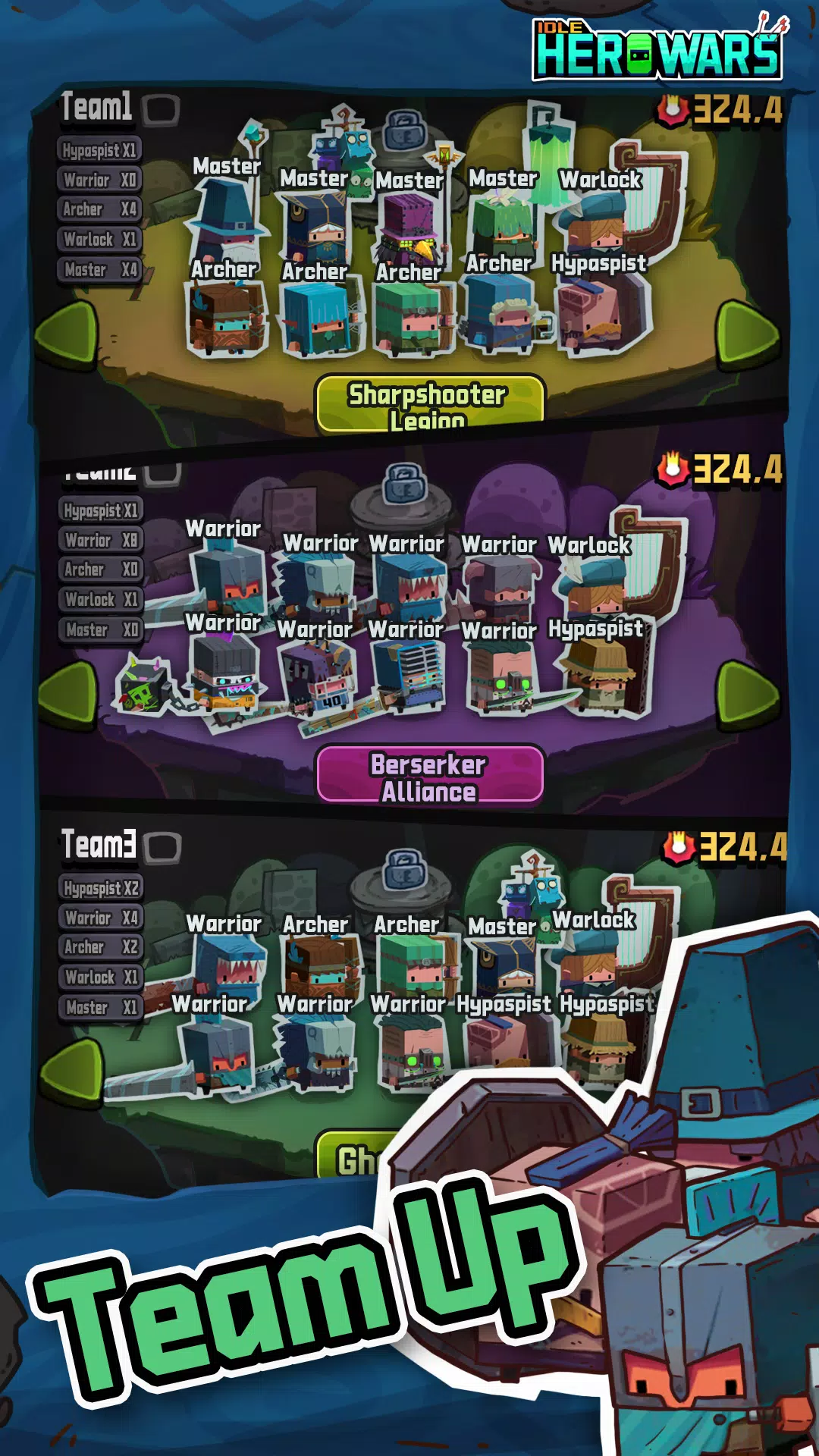 闲置英雄战争 闲置英雄战争