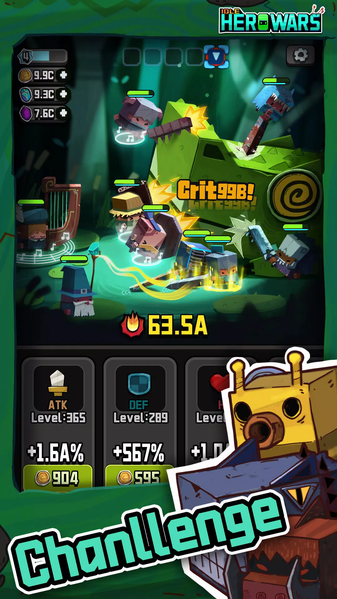 闲置英雄战争 闲置英雄战争