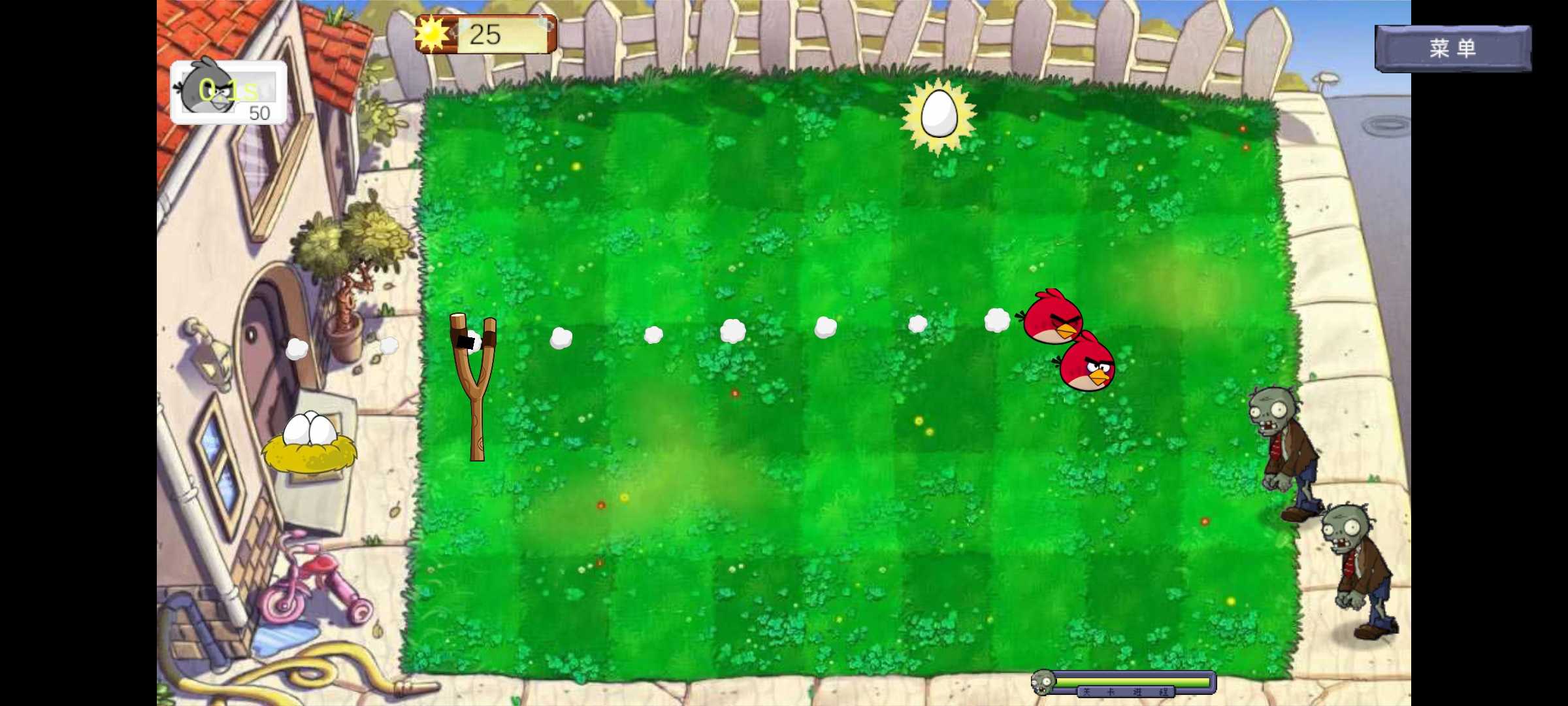 愤怒的小鸟大战僵尸 愤怒的小鸟大战僵尸