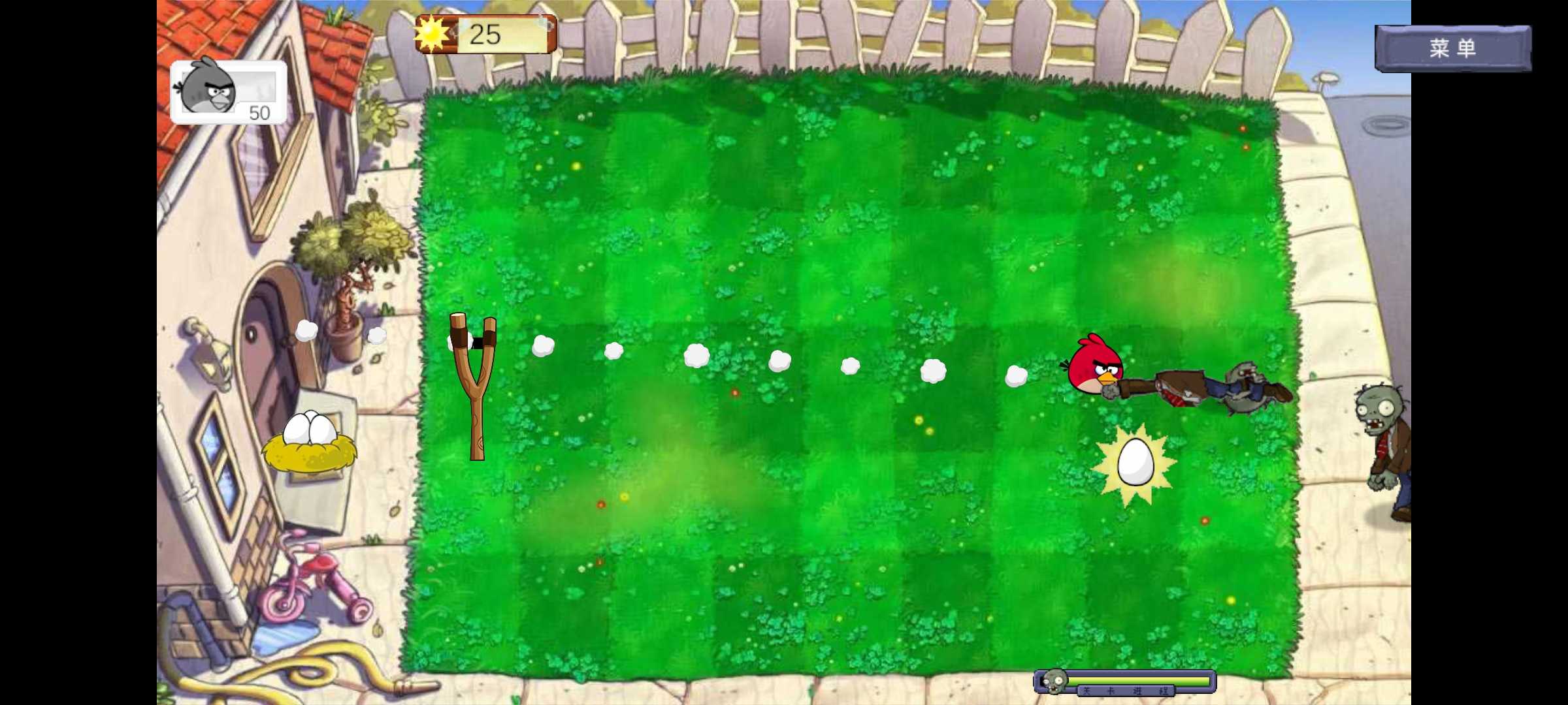 愤怒的小鸟大战僵尸 愤怒的小鸟大战僵尸