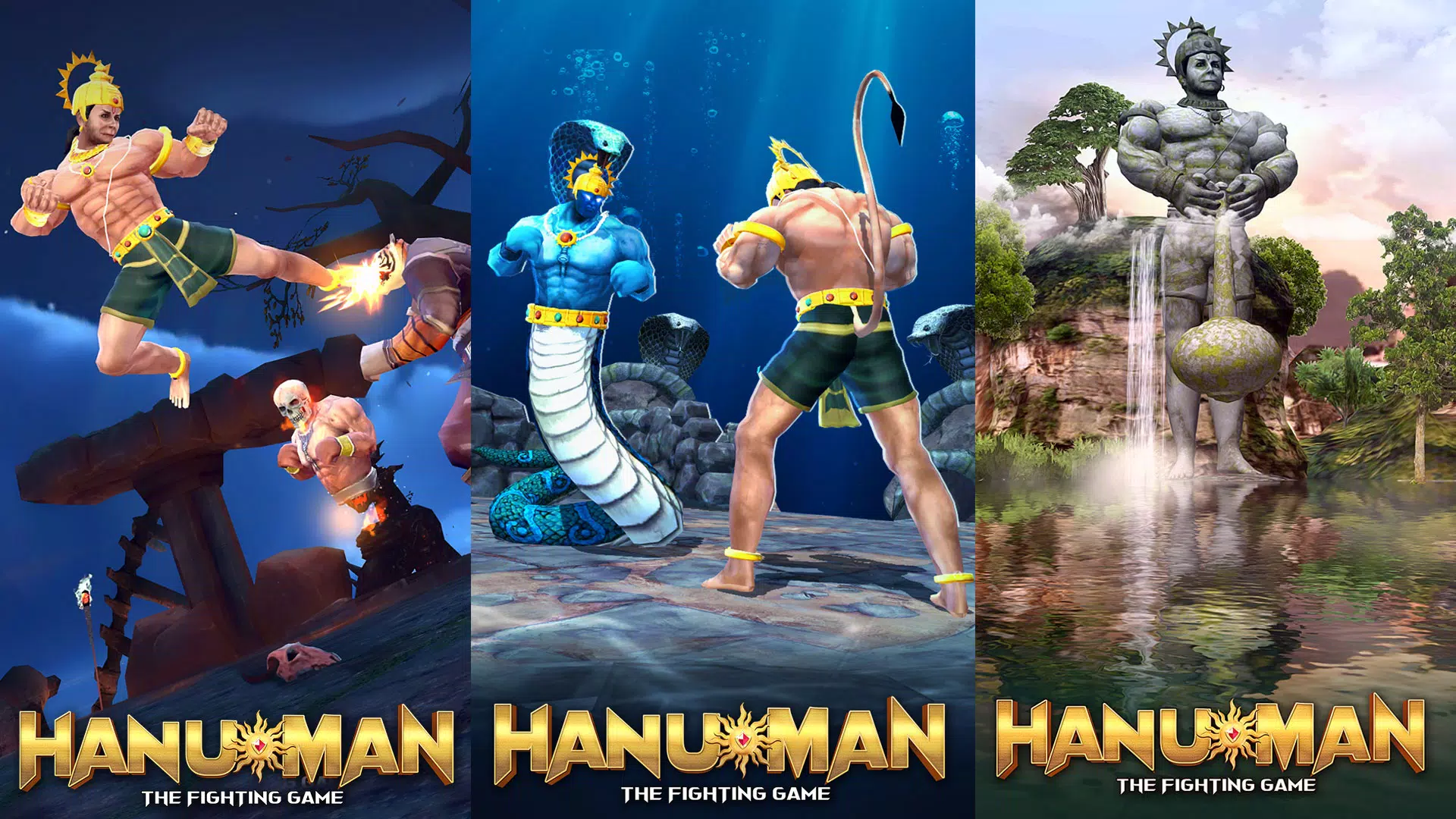 哈努曼与战士对抗邪恶 哈努曼与战士对抗邪恶