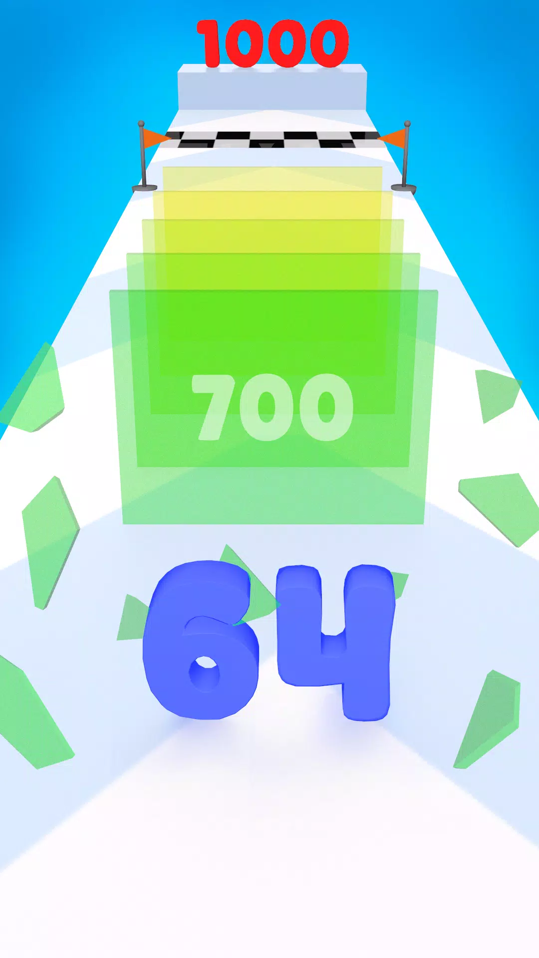 数字运行游戏:合并数字 数字运行游戏:合并数字