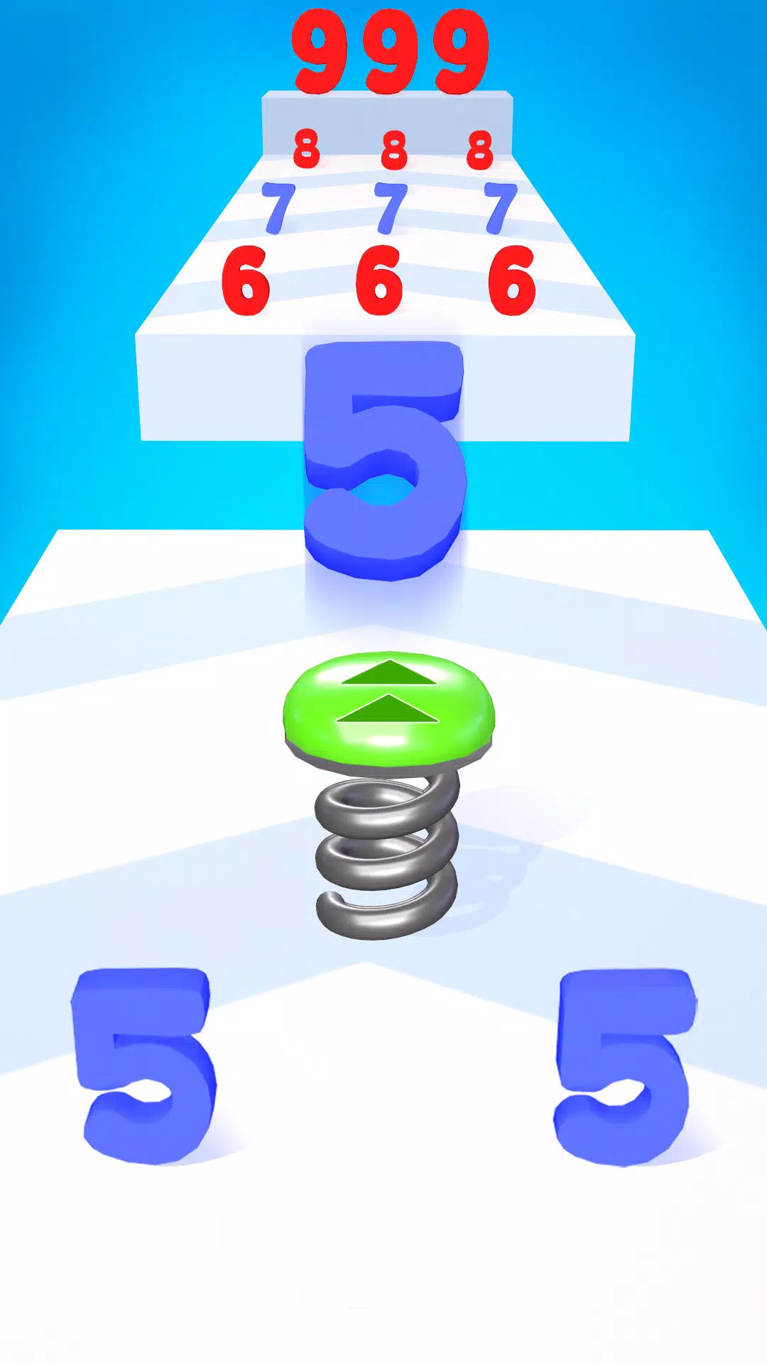 数字运行游戏:合并数字 数字运行游戏:合并数字