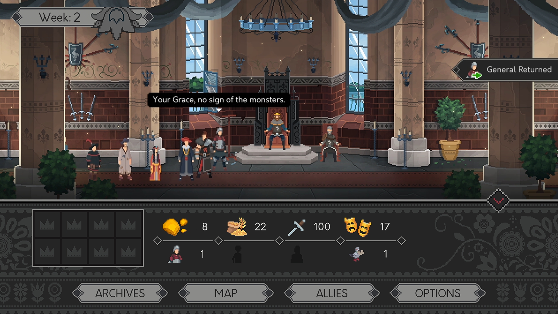 是的,陛下(辅助菜单)