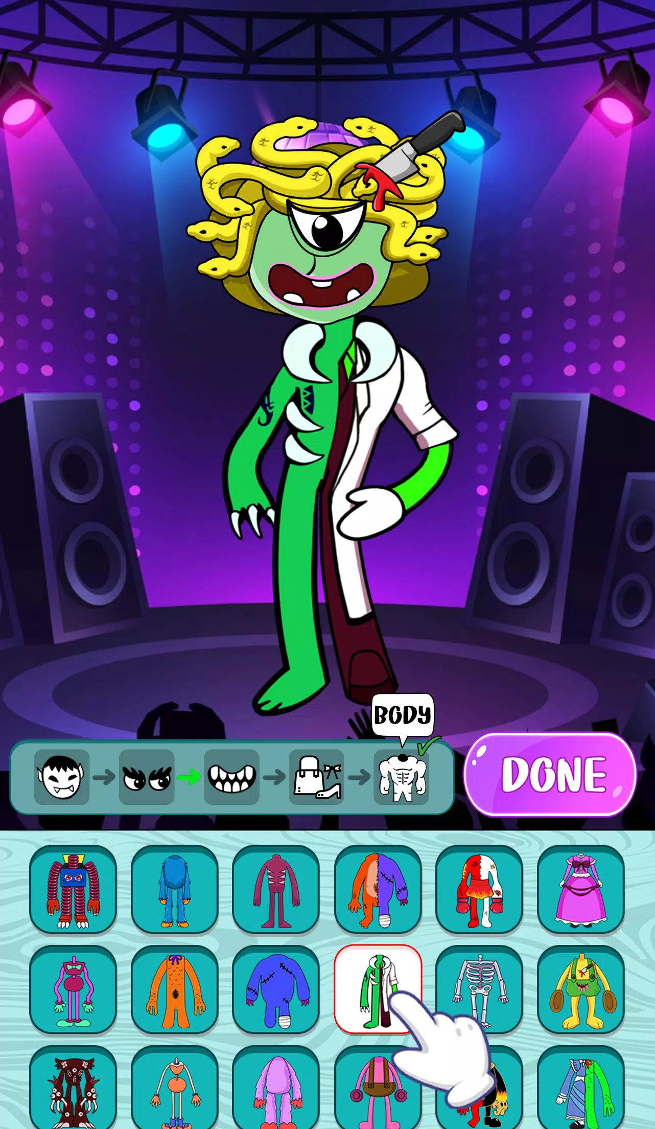 怪物改造: 化妆游戏