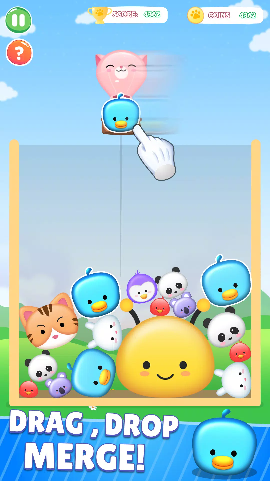 动物空投合并：动物游戏