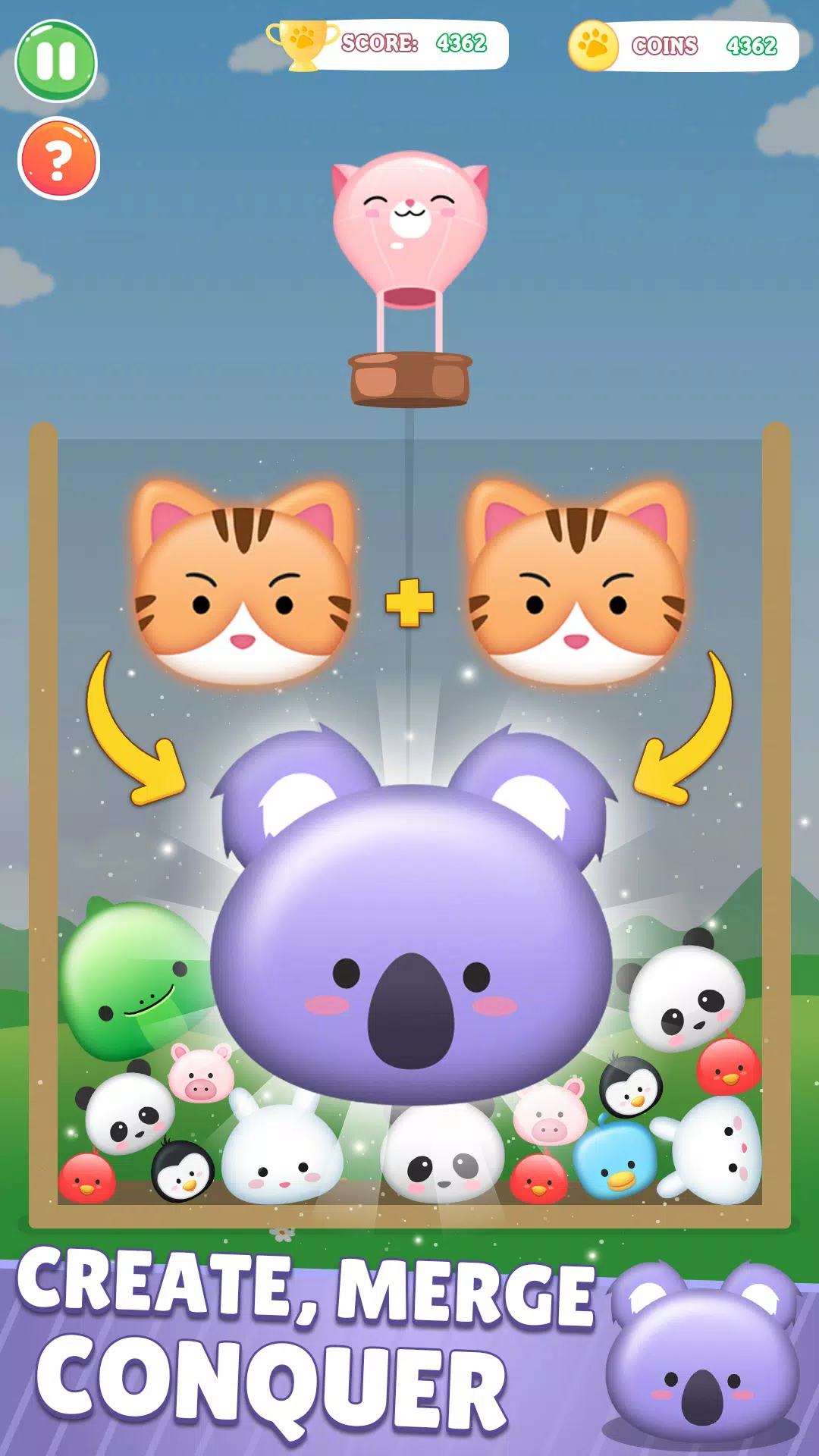 动物空投合并：动物游戏