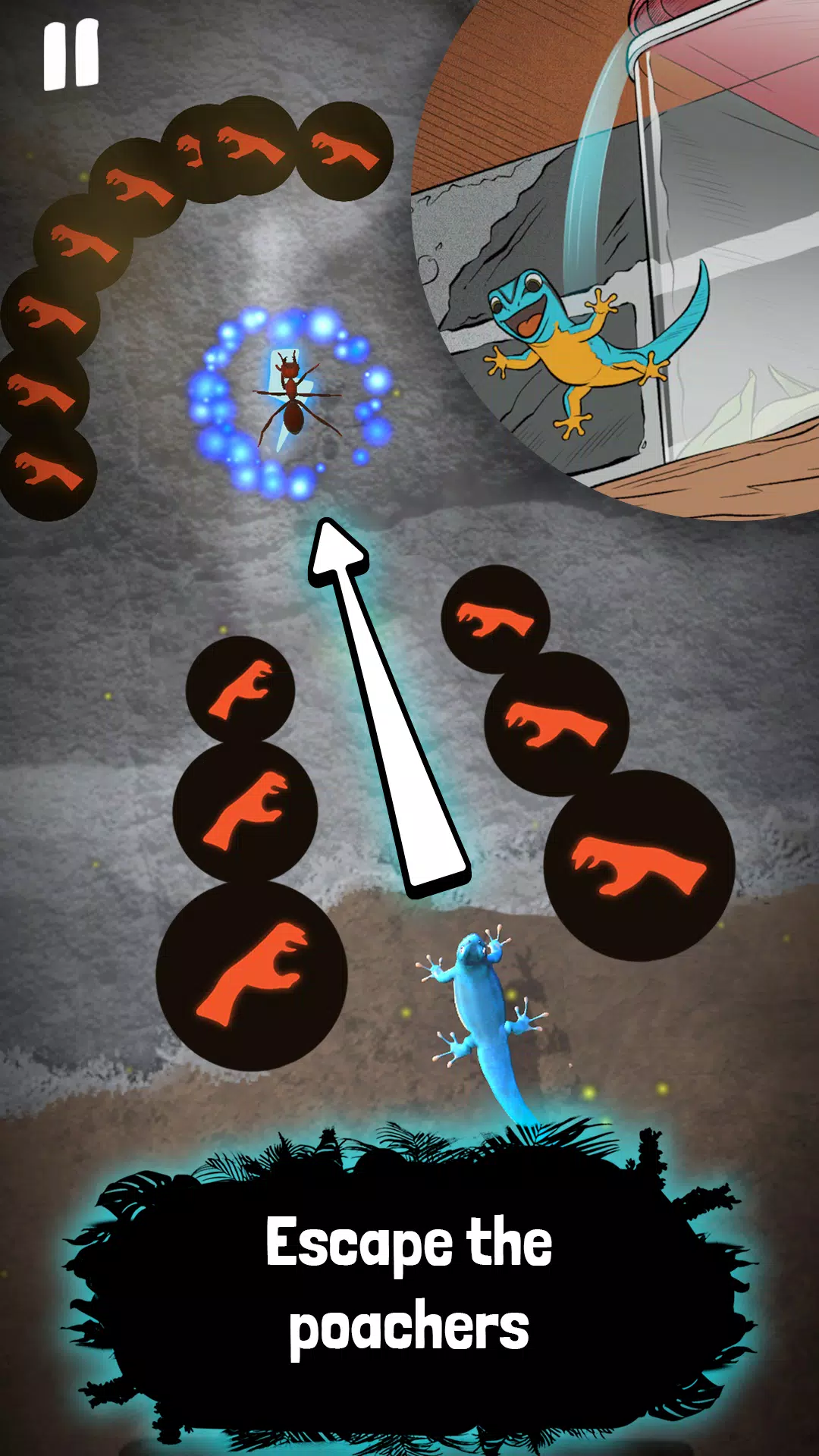 电蓝：壁虎冲刺！