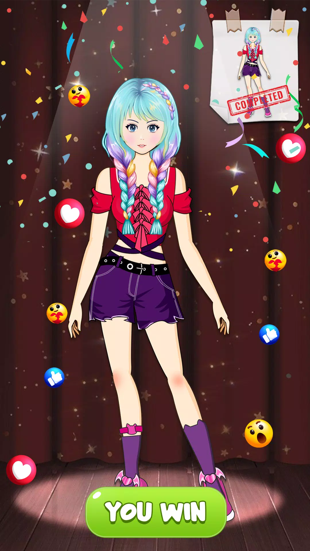 左右装扮挑战 左右装扮挑战