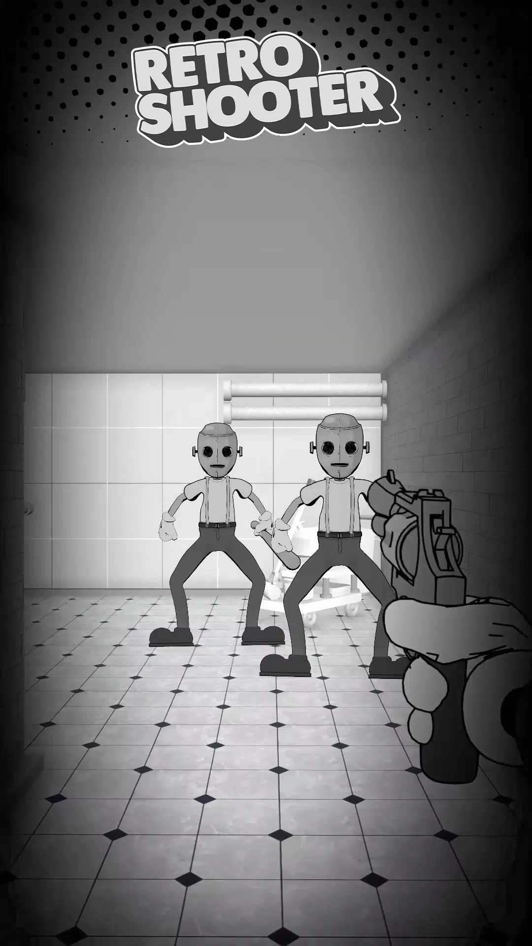 复古射击运动员