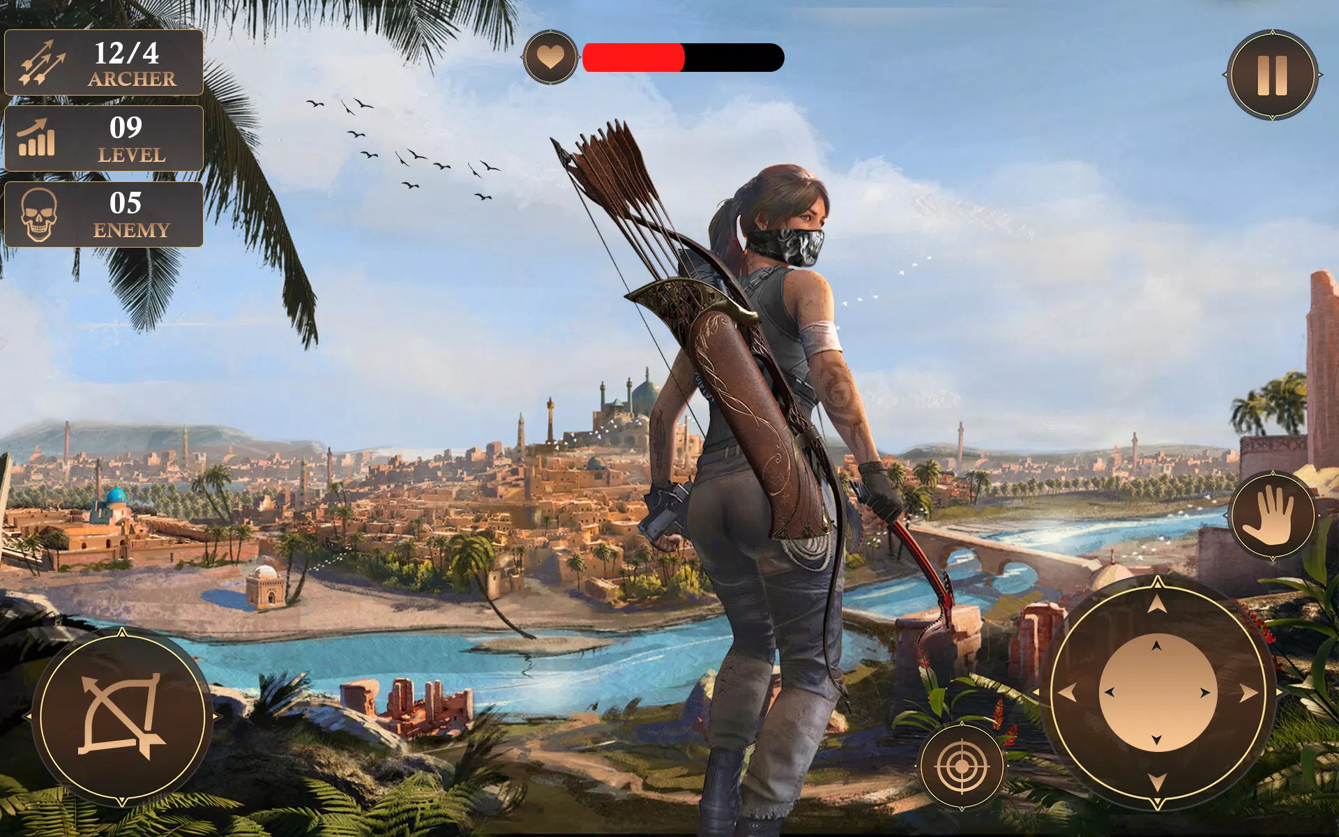 忍者武士弓箭手射击 忍者武士弓箭手射击