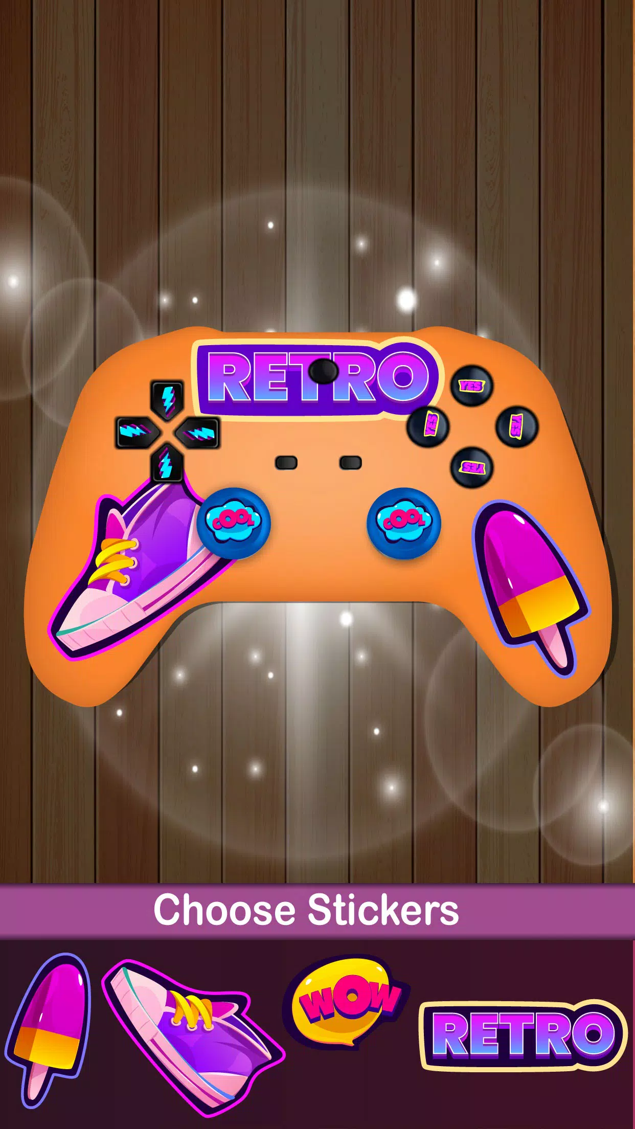 diy摇杆艺术设计游戏