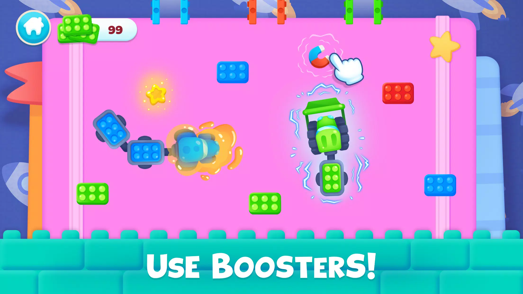 Stacky Bridge儿童卡车游戏