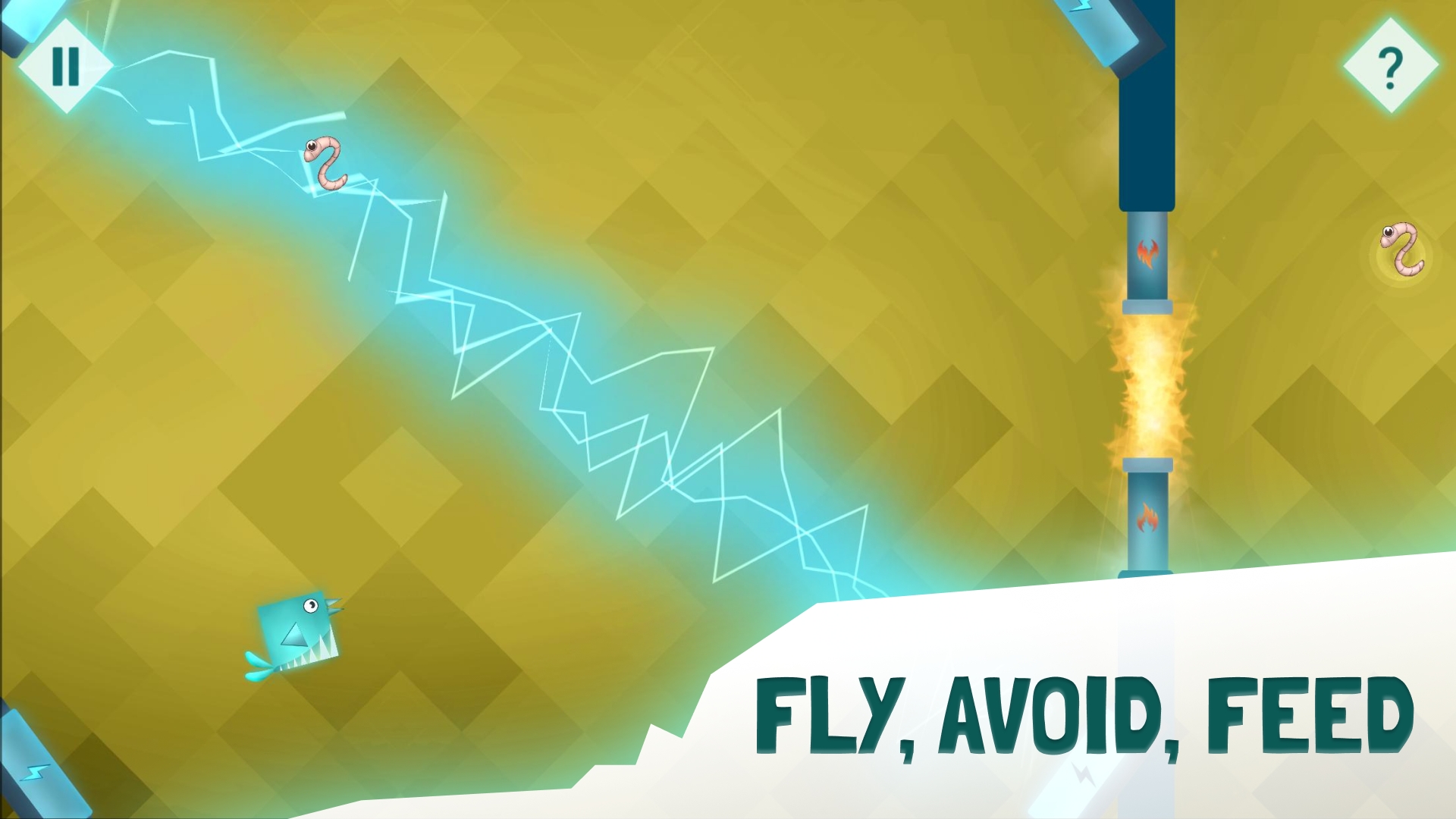 几何形状:方形鸟