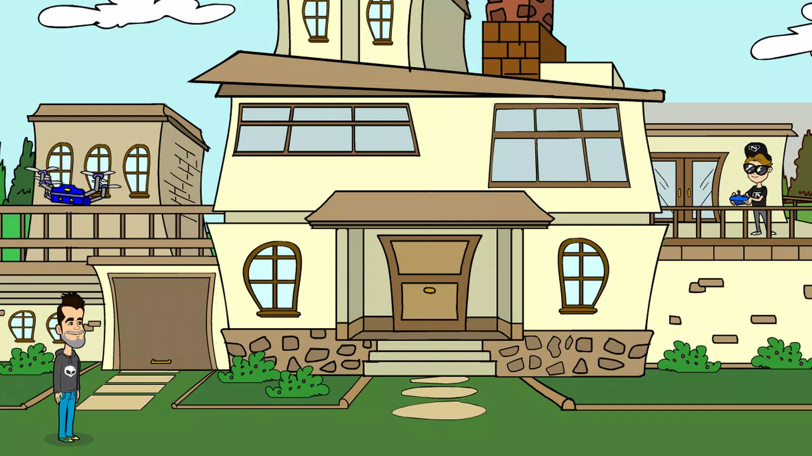 Auronn玩电锯陷阱