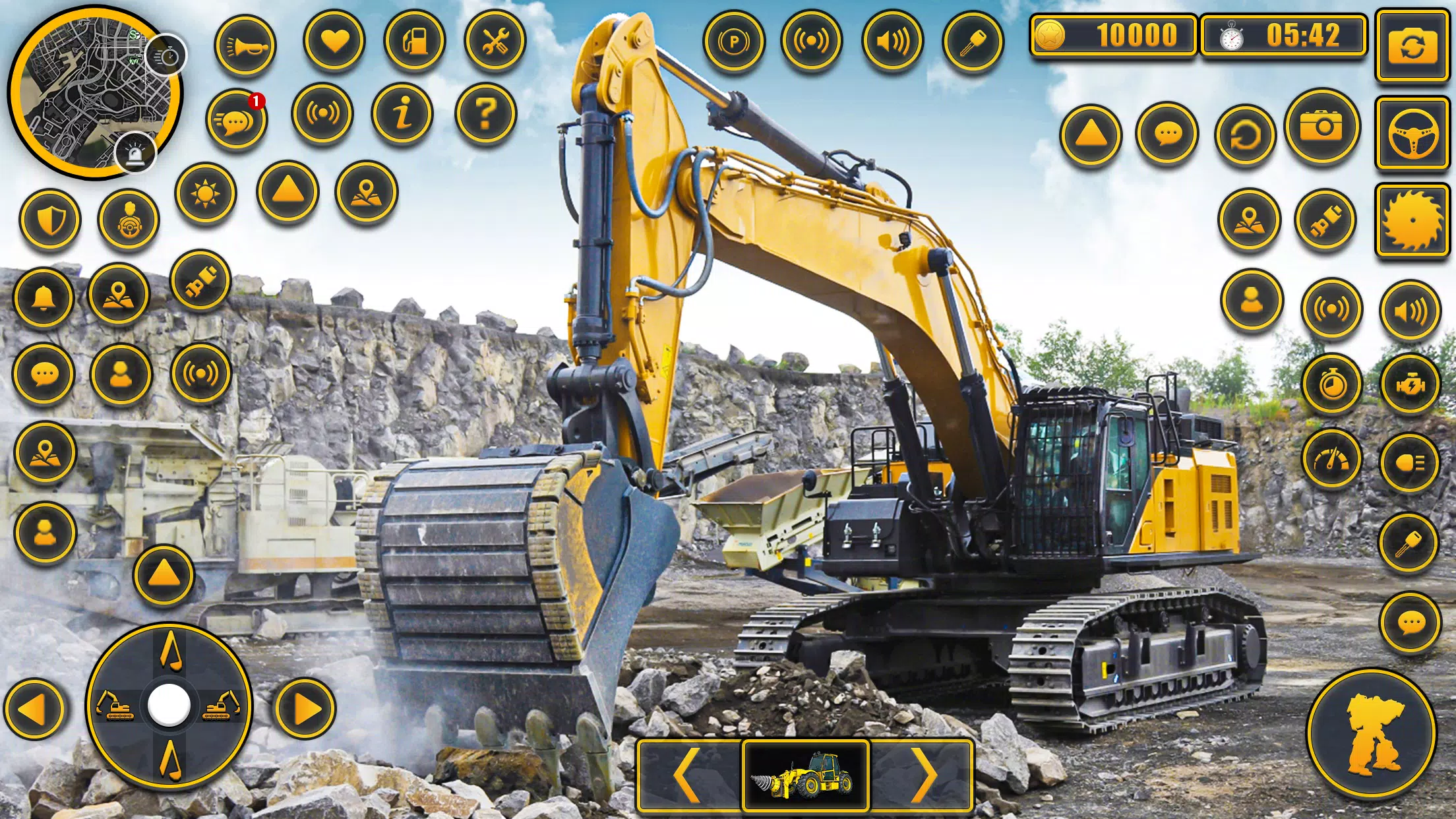 建筑卡车JCB游戏3D