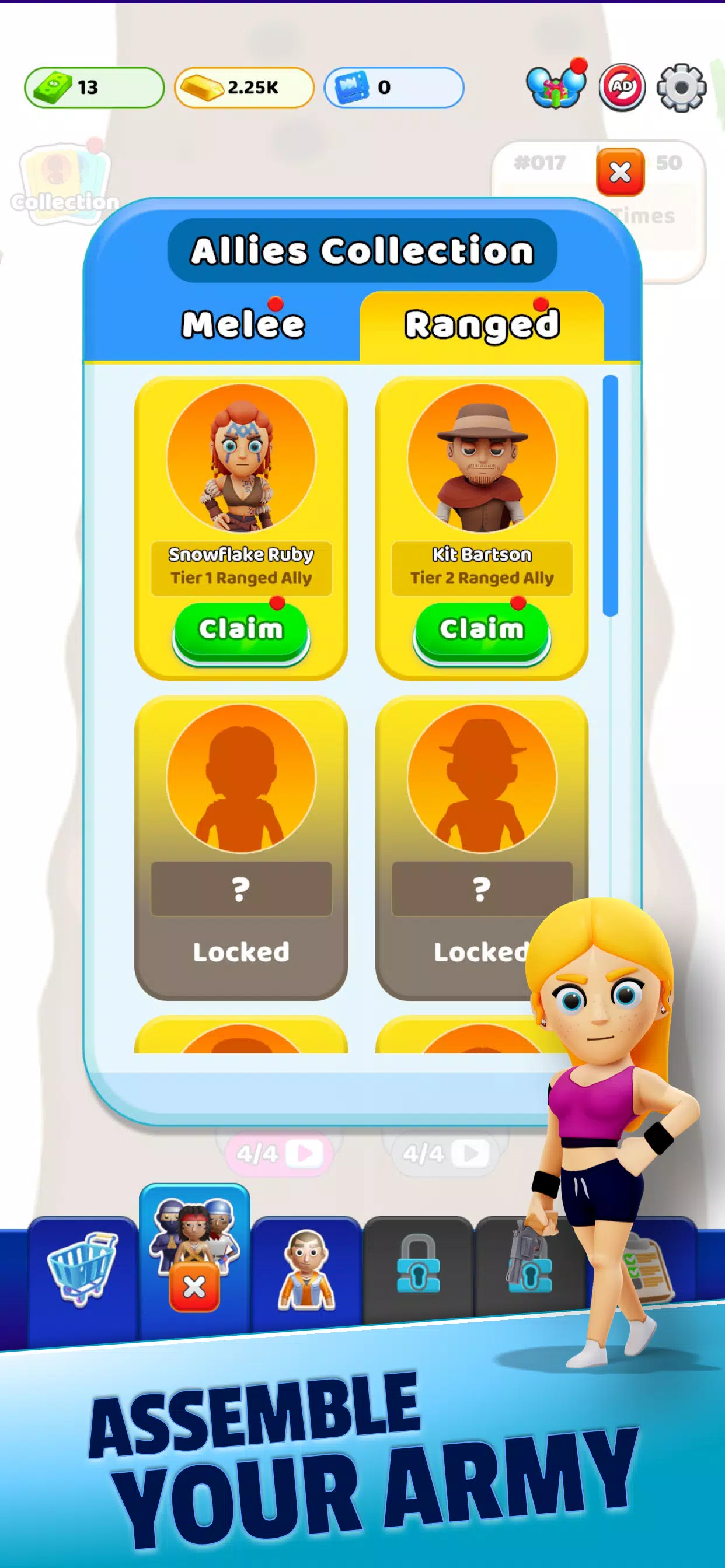 幸存者空闲运行