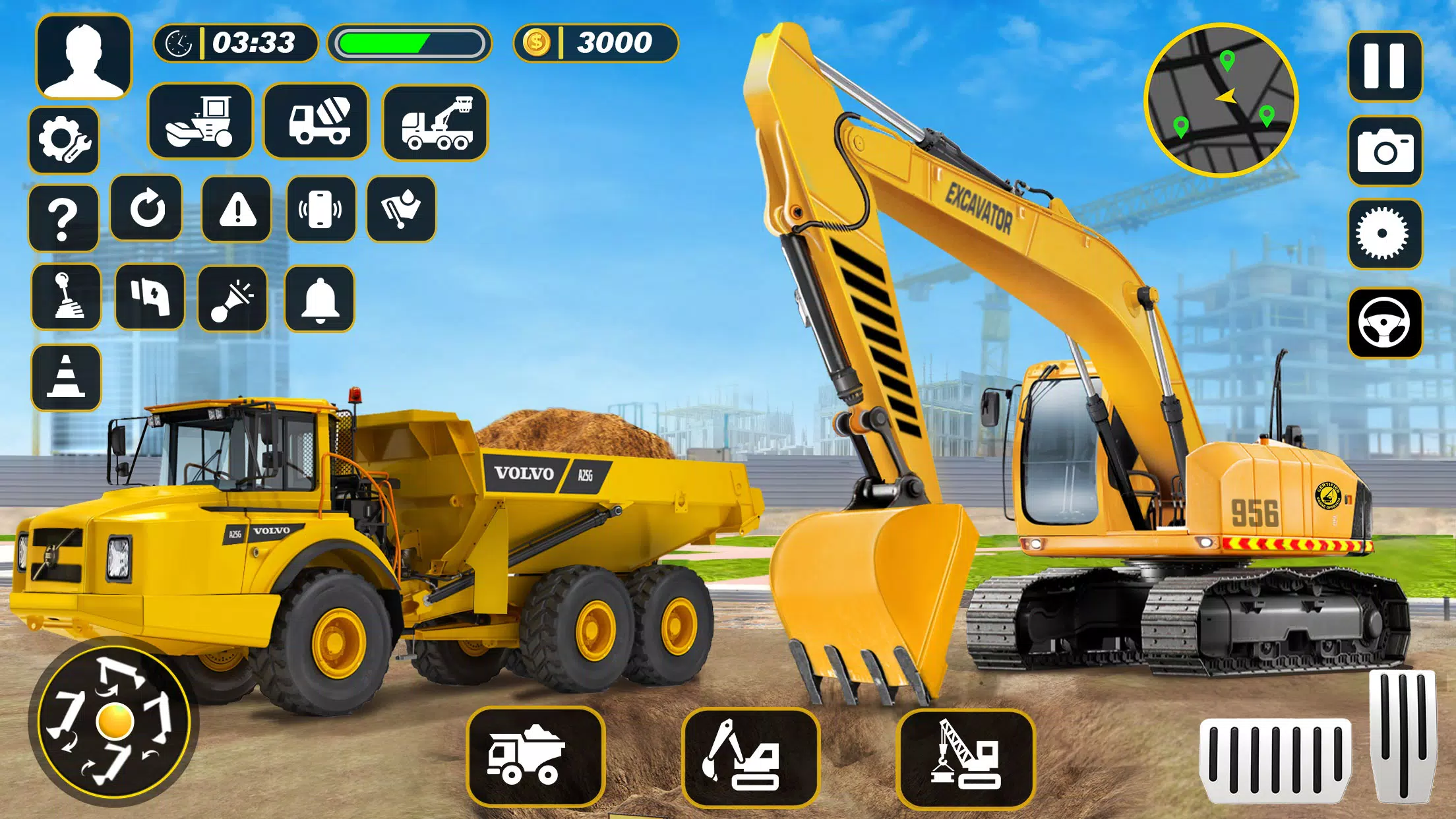 JCB建筑挖掘机3D JCB建筑挖掘机3D