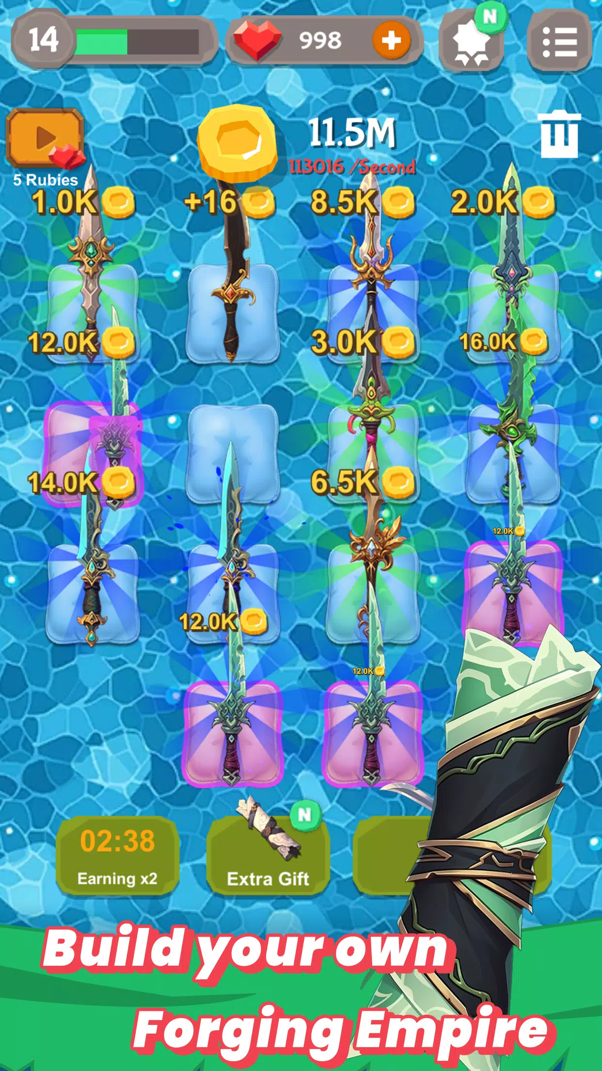 合并小刀 - 挂机锻造大亨