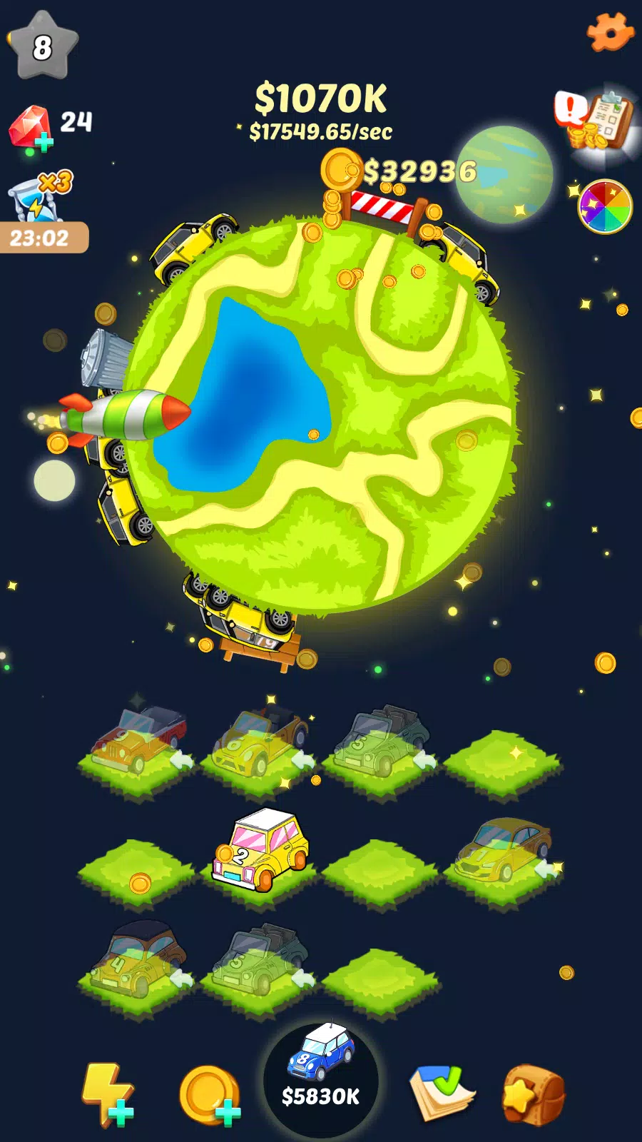 闲置汽车合并世界 闲置汽车合并世界