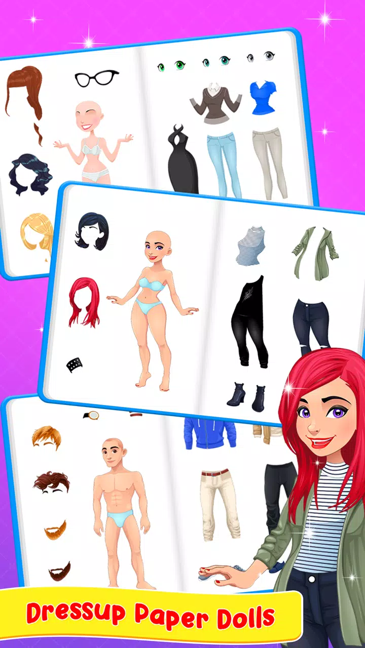 DIY纸娃娃：装扮游戏