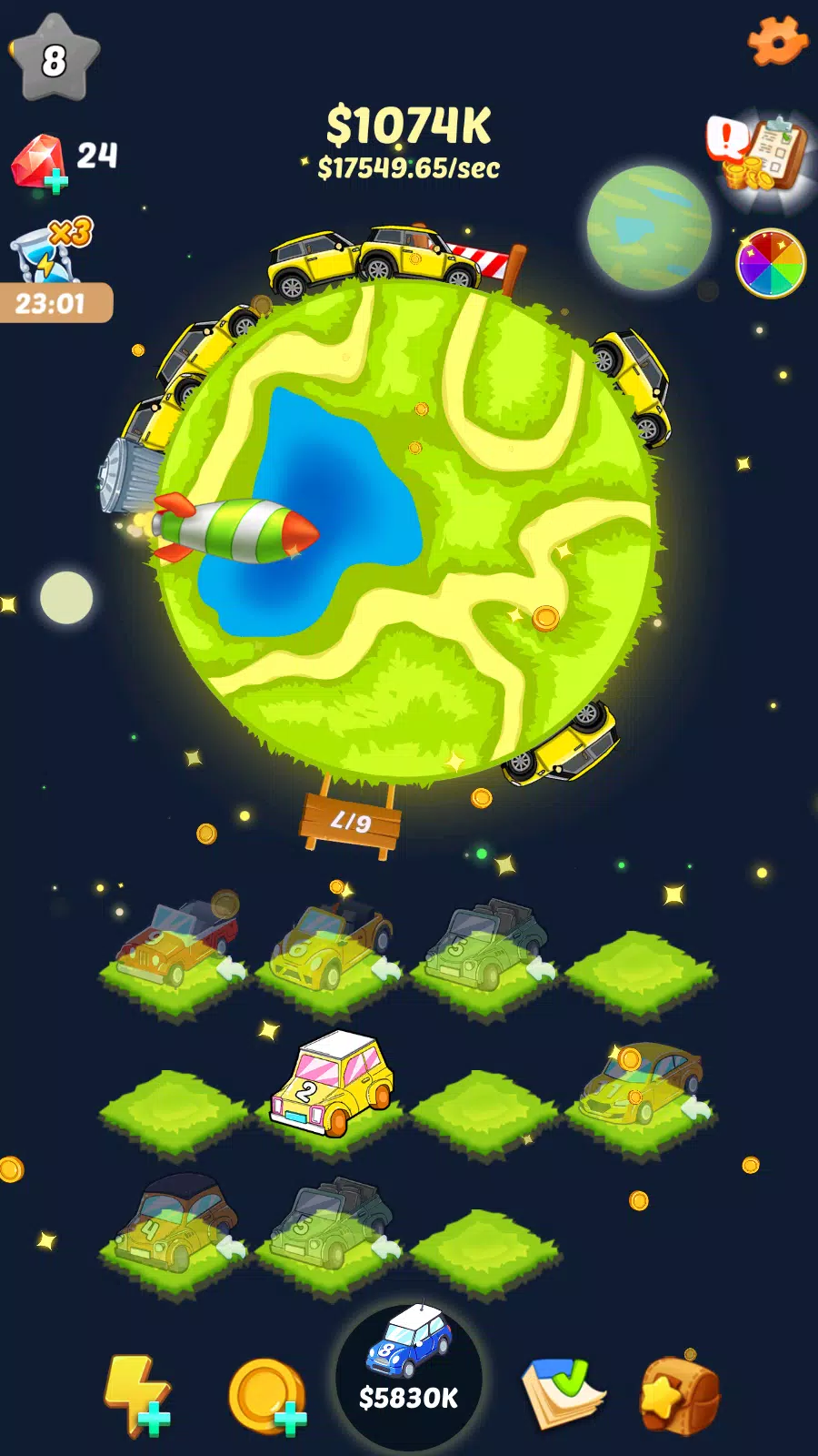 闲置汽车合并世界 闲置汽车合并世界