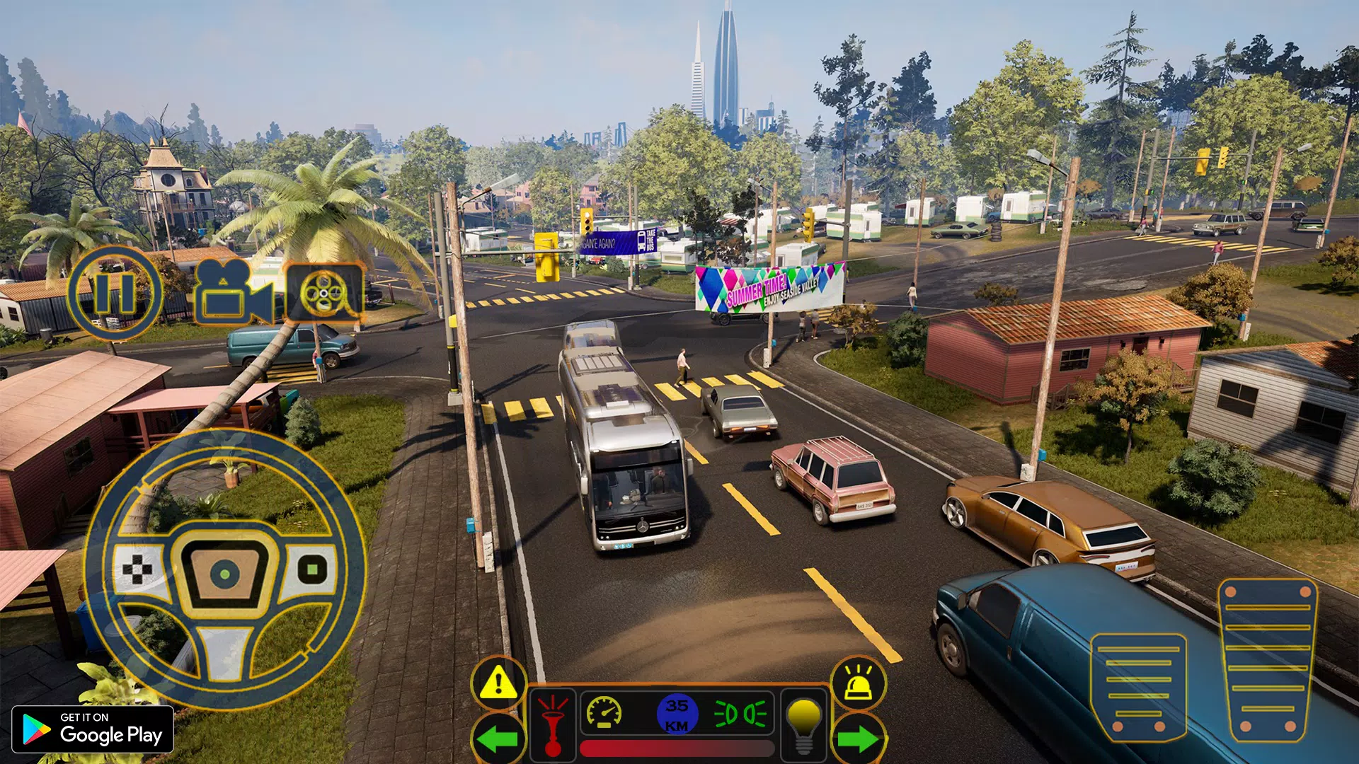 美国巴士模拟器:巴士3D游戏 美国巴士模拟器:巴士3D游戏