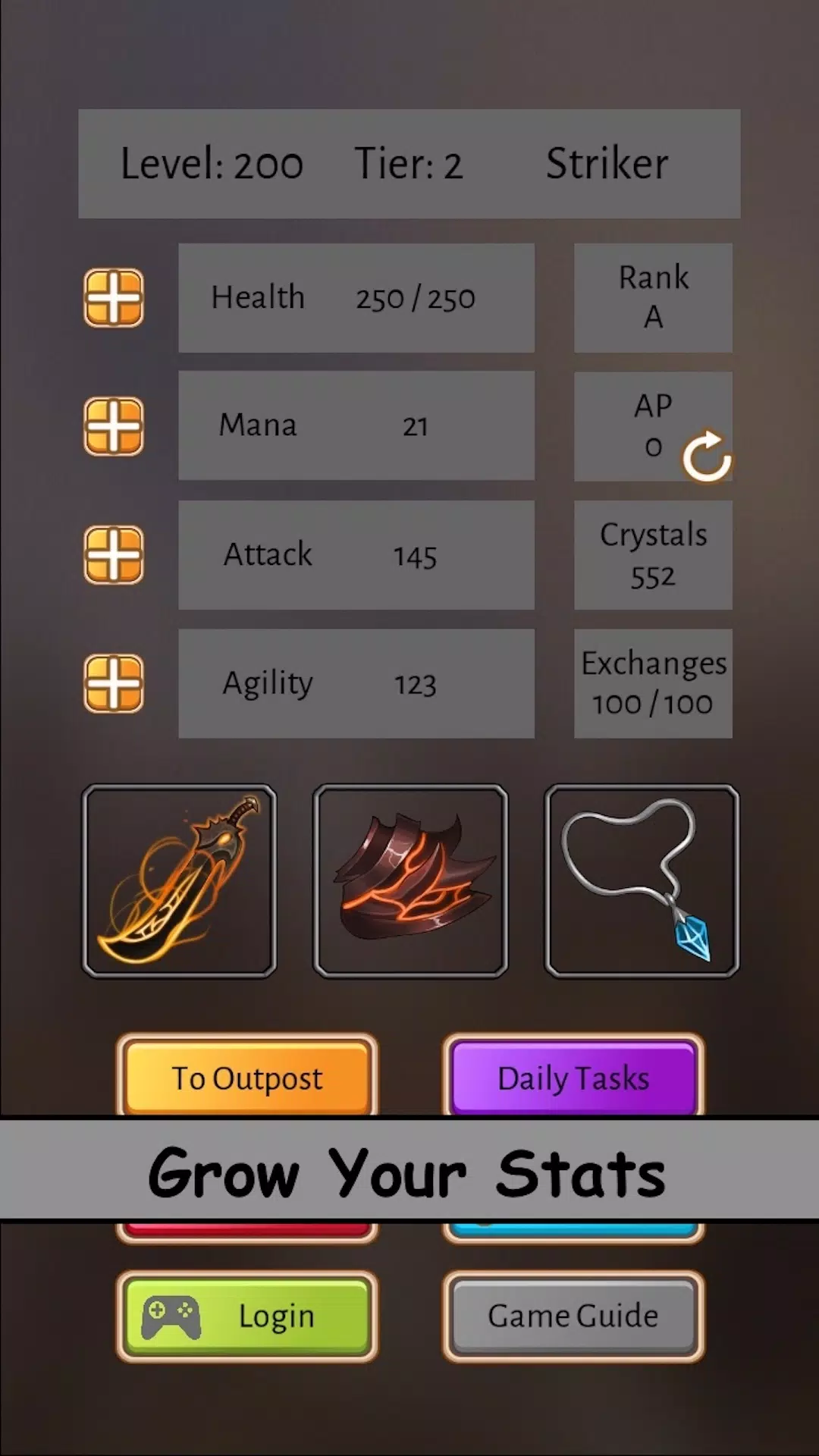 他谁水平单独-独奏Rpg