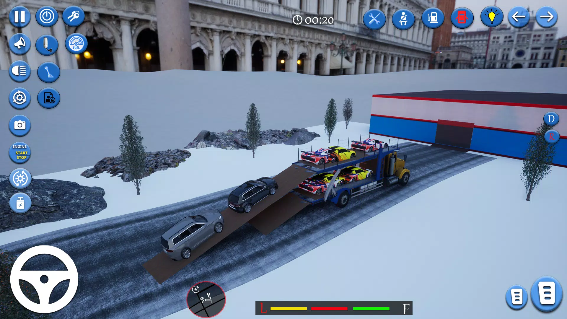 卡车汽车运输游戏