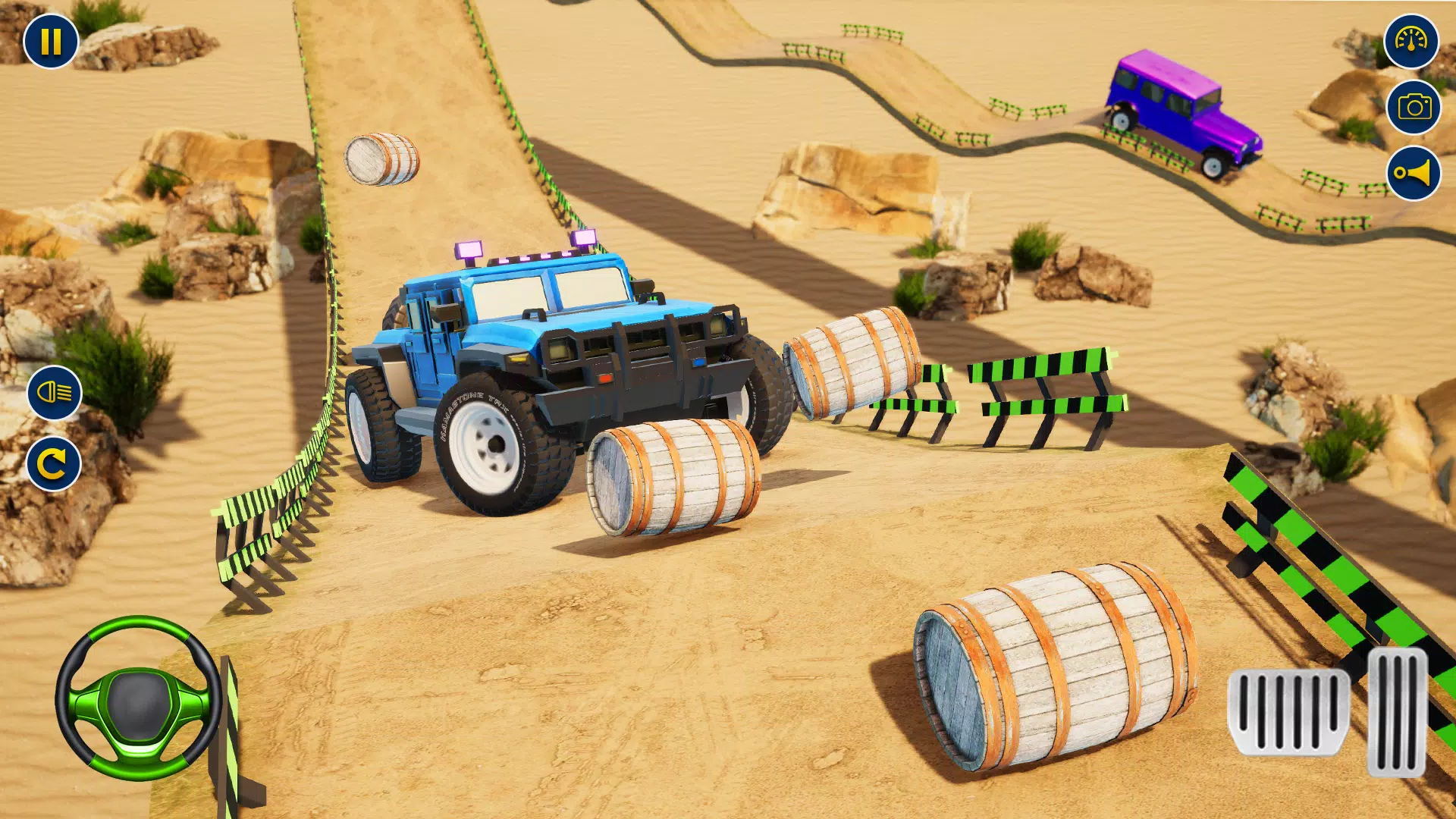 吉普驾驶特技3D游戏