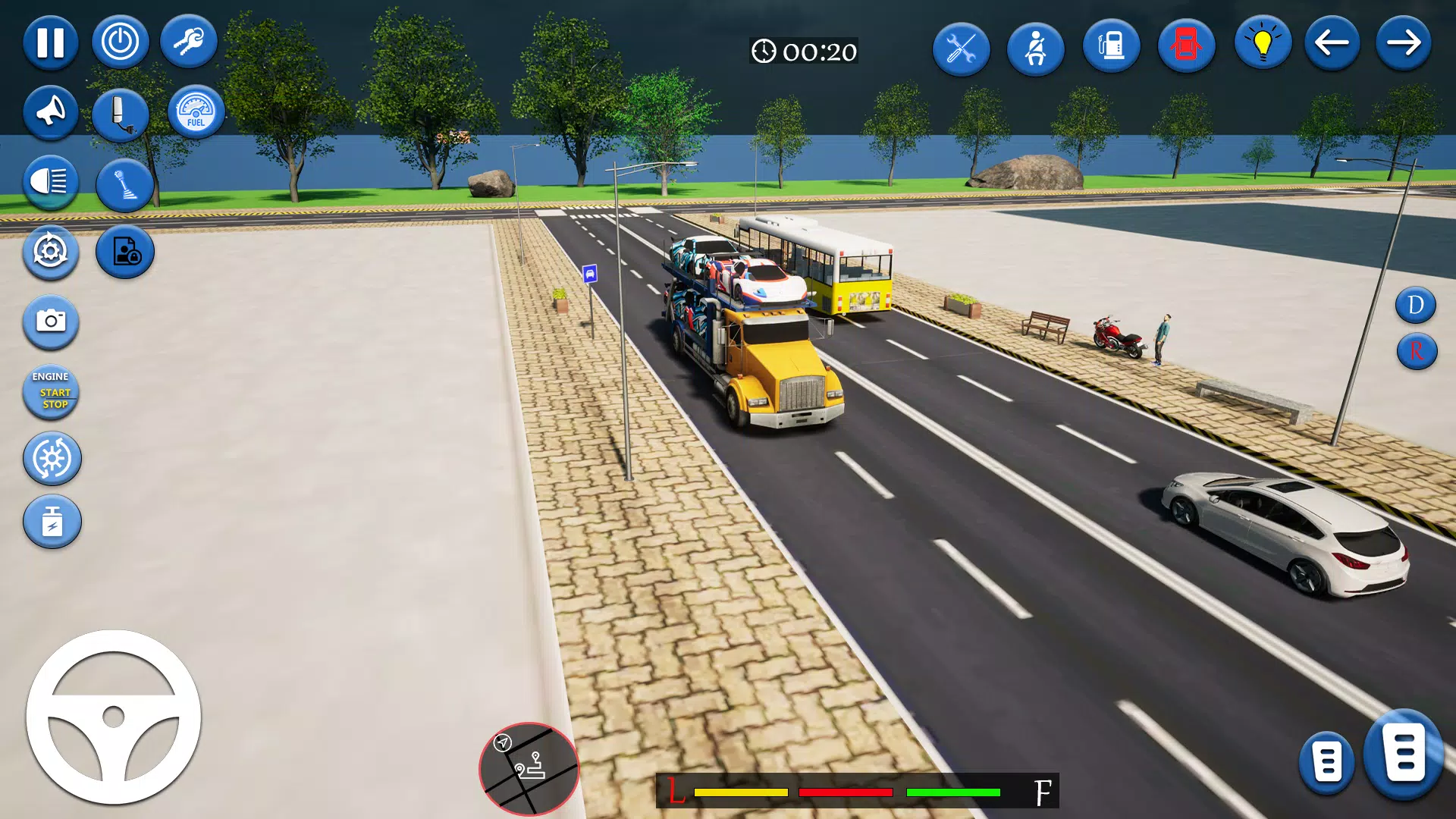 卡车汽车运输游戏