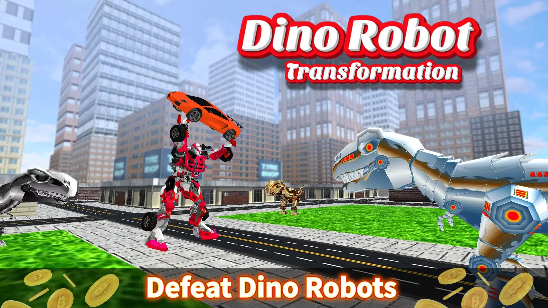 恐龙机器人变身游戏