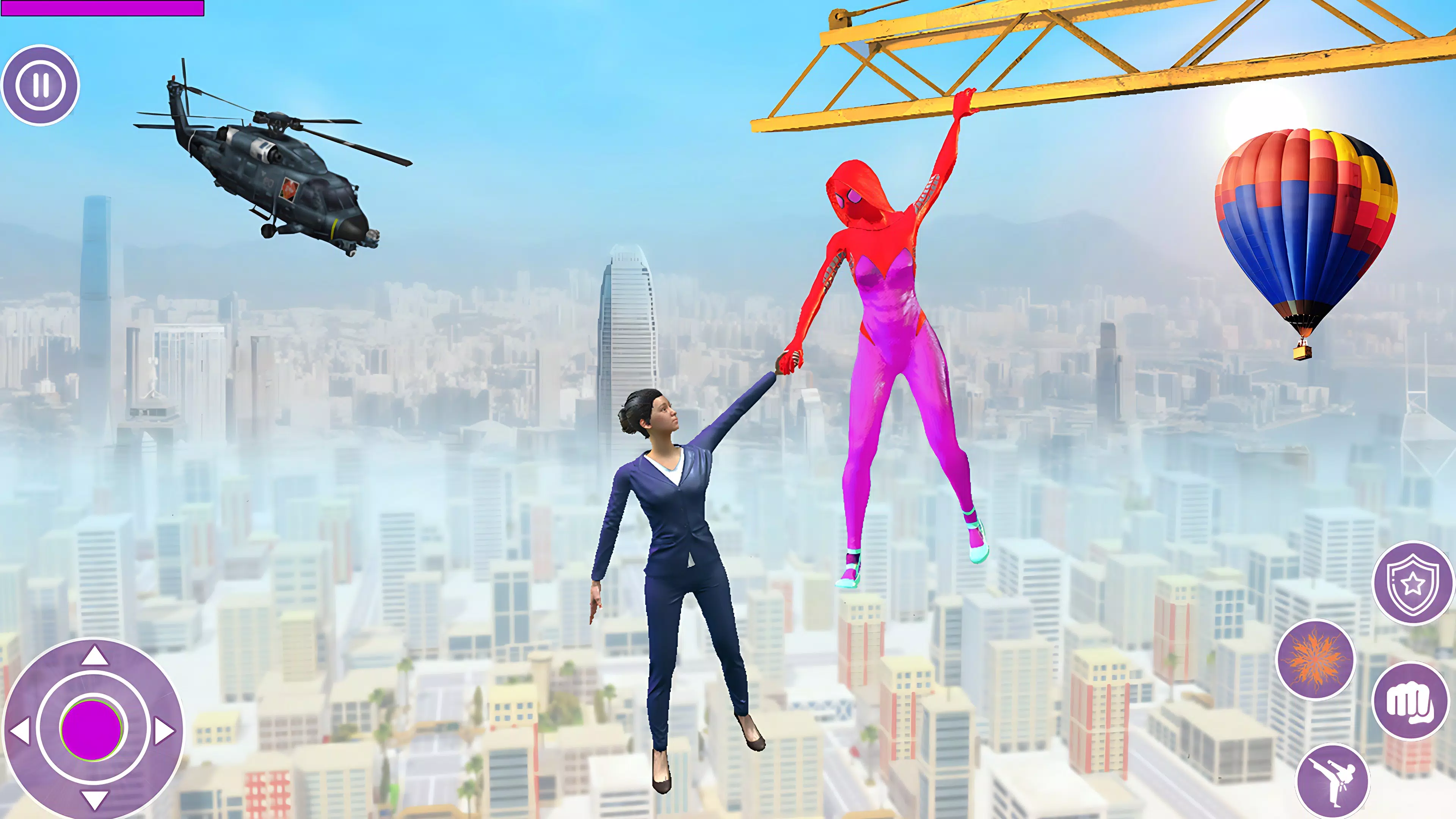 蜘蛛英雄女孩格斗游戏 蜘蛛英雄女孩格斗游戏