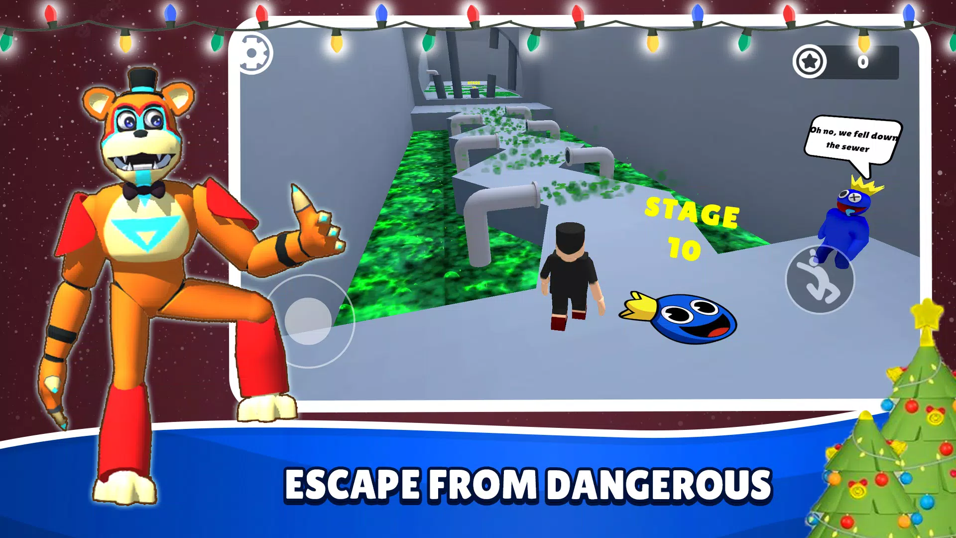 逃离蓝色怪物朋友 逃离蓝色怪物朋友